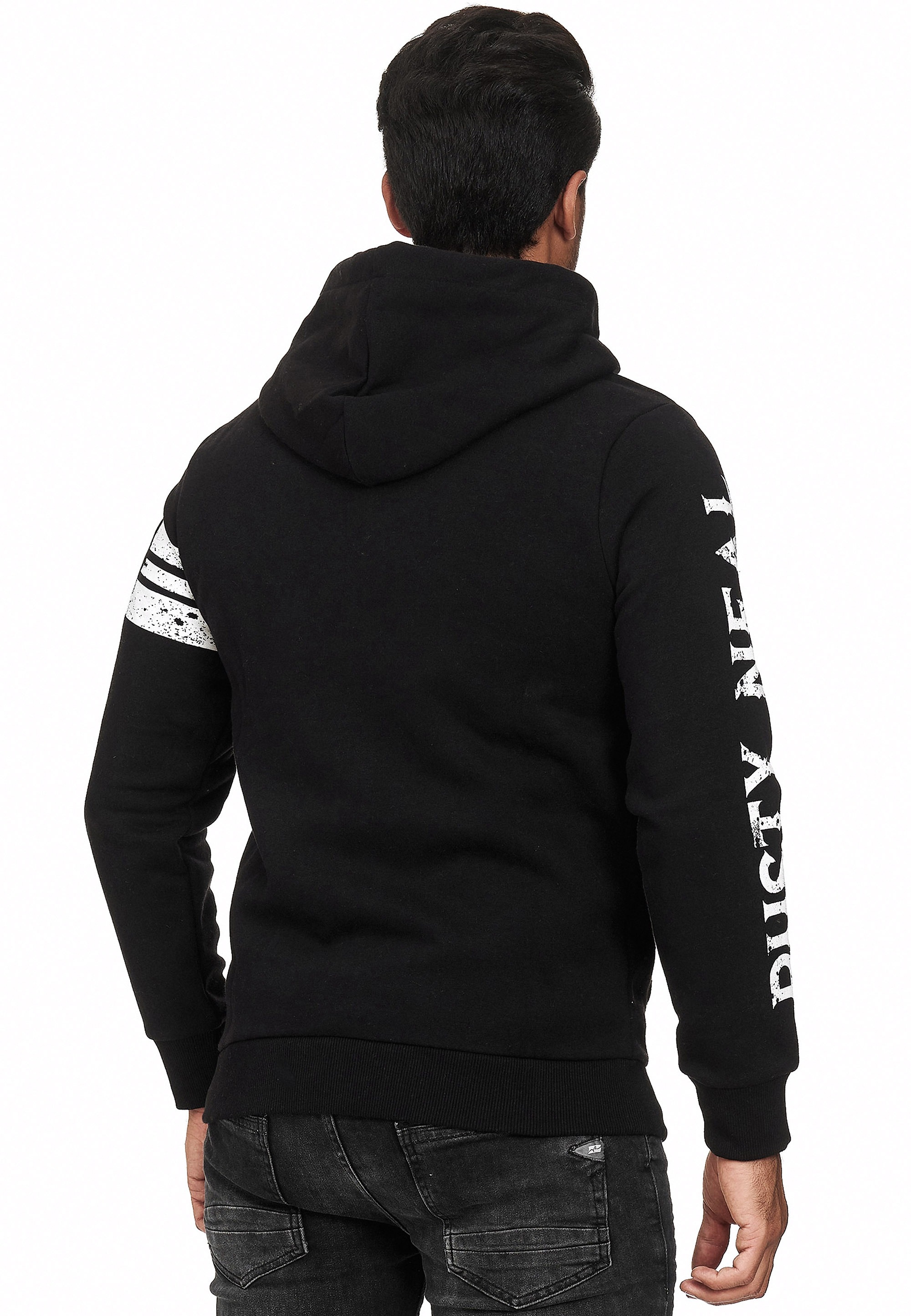 Rusty Neal Sweatjacke mit coolen Printmotiven