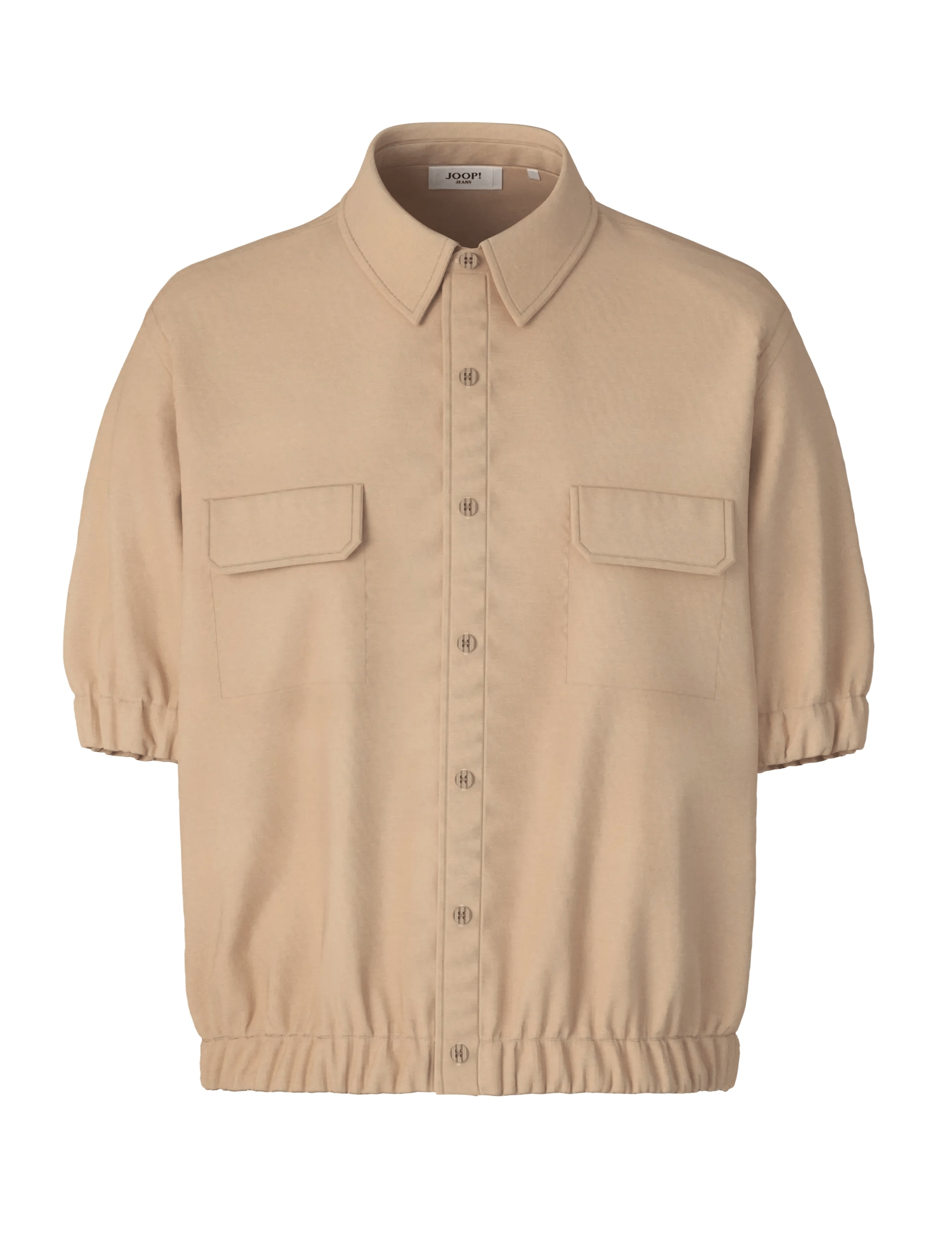 Joop Jeans Kurzarmbluse "Biddy" mit elastischen Bündchen günstig online kaufen