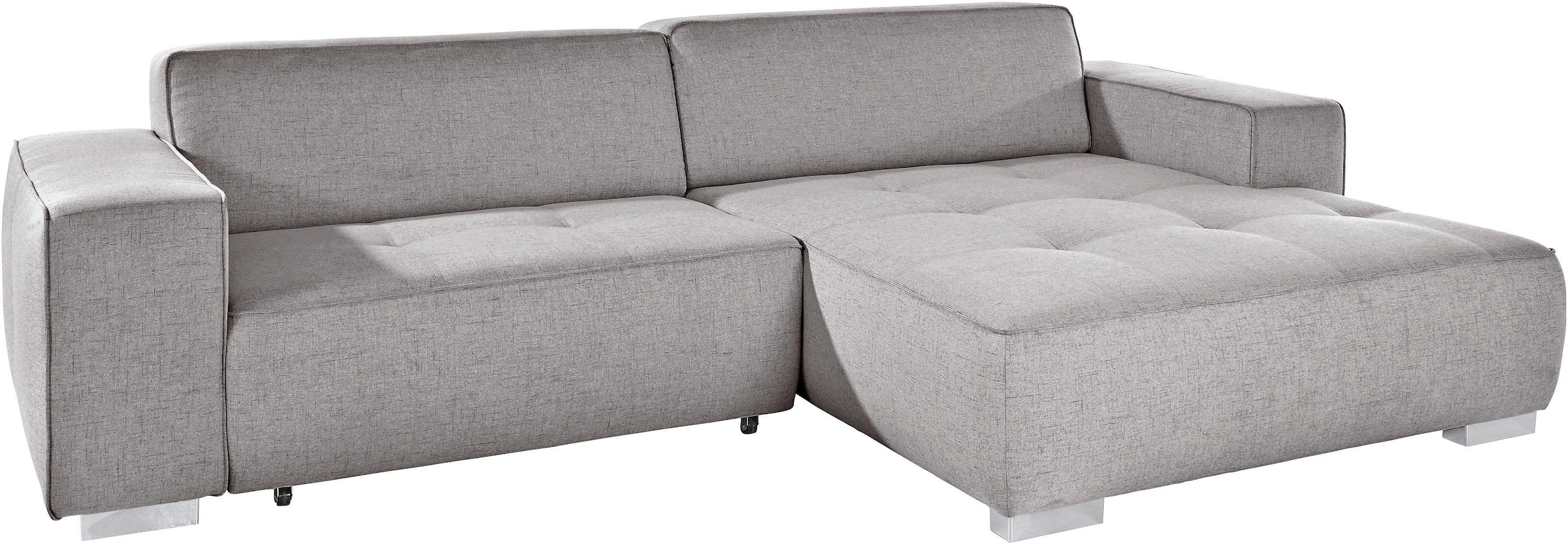 Home affaire Ecksofa "Sapporo L-Form" wahlweise Bettfunktion oder Sitztiefe günstig online kaufen