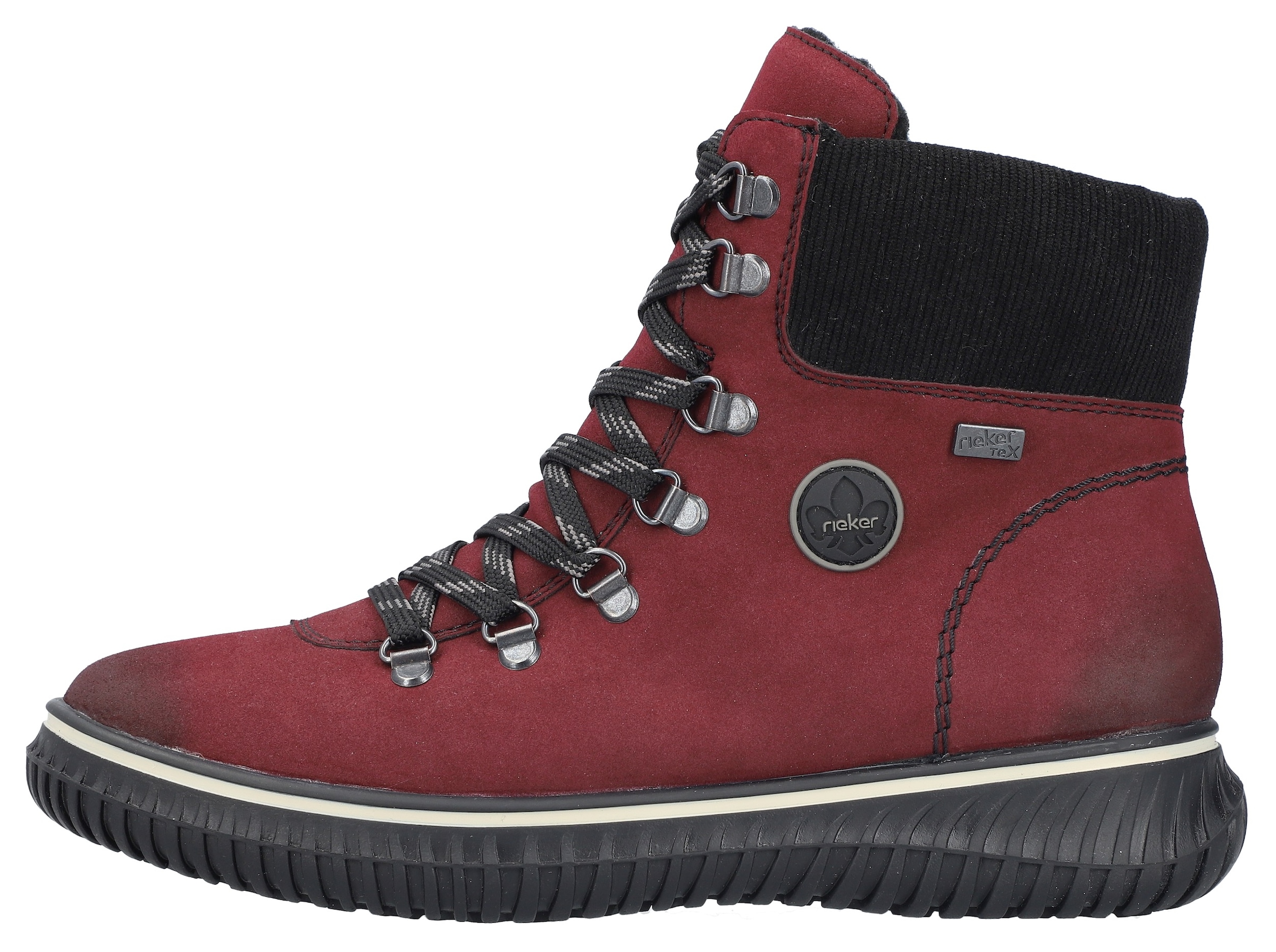 Rieker Winterboots, Schnürboots, Stiefelette, TEX-Membran, mit gepolstertem Schaftrand