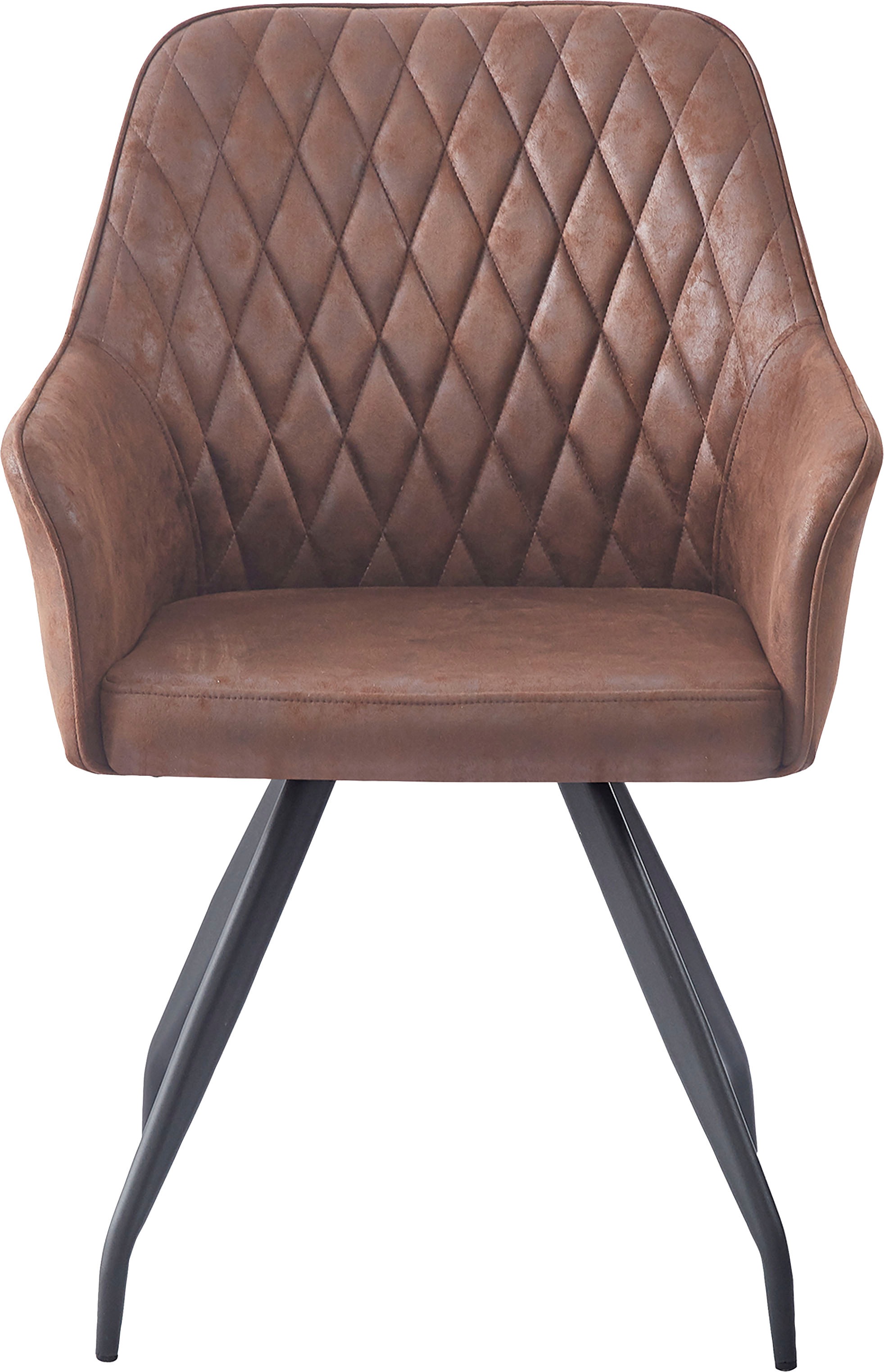 Thumbnail - Kayoom Polsterstuhl "Stuhl Amber 225, Eleganter Stuhl mit Steppung" () 1 Stk.Eleganter Stuhl mit Steppung, moderne Eisen...