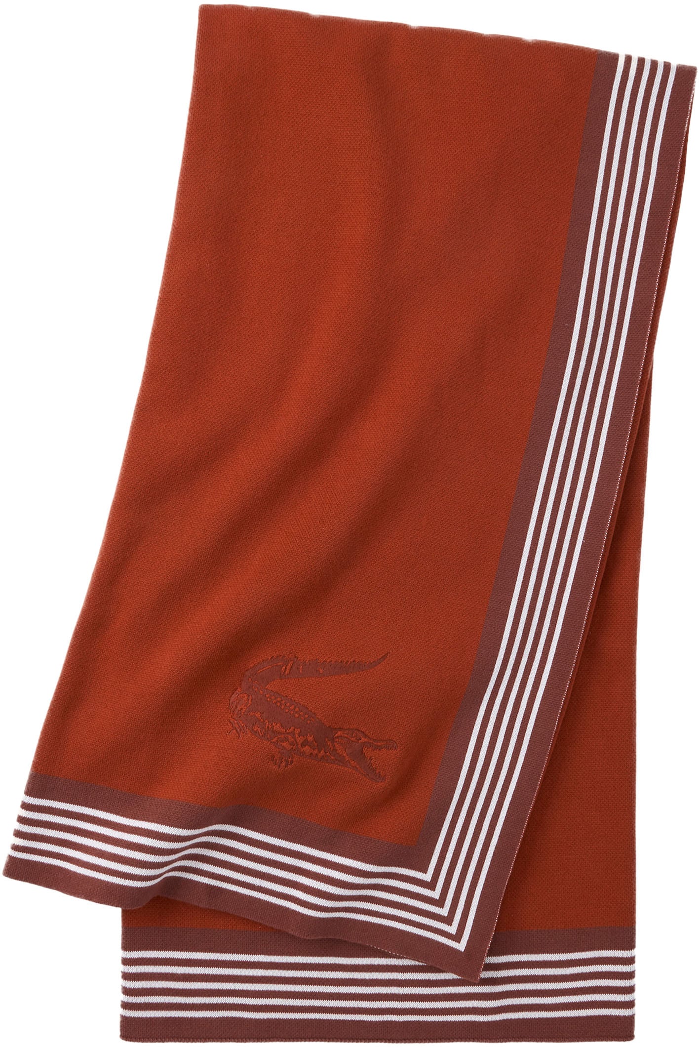 Lacoste Plaid "LFRAME" mit Label-Applikationen