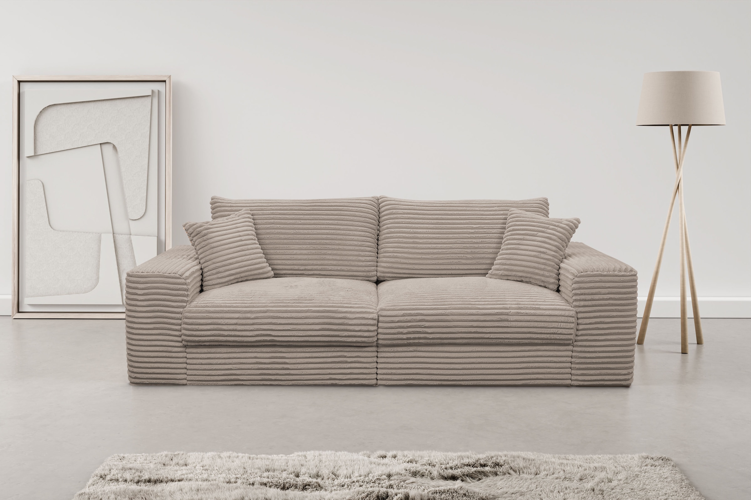 WERK2 Big-Sofa "Rozzana", mit losen Rückenkissen günstig online kaufen