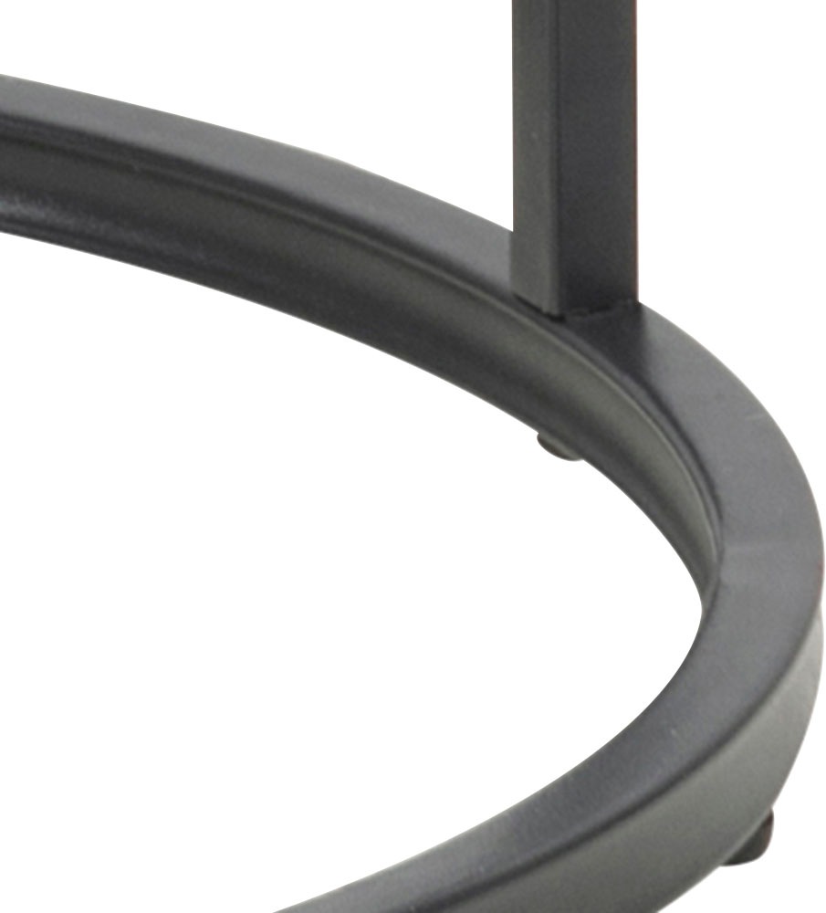 ACTONA GROUP Beistelltisch, Metallgestell im modernen Industrie-Look, rund, T: 40 x H: 55 cm