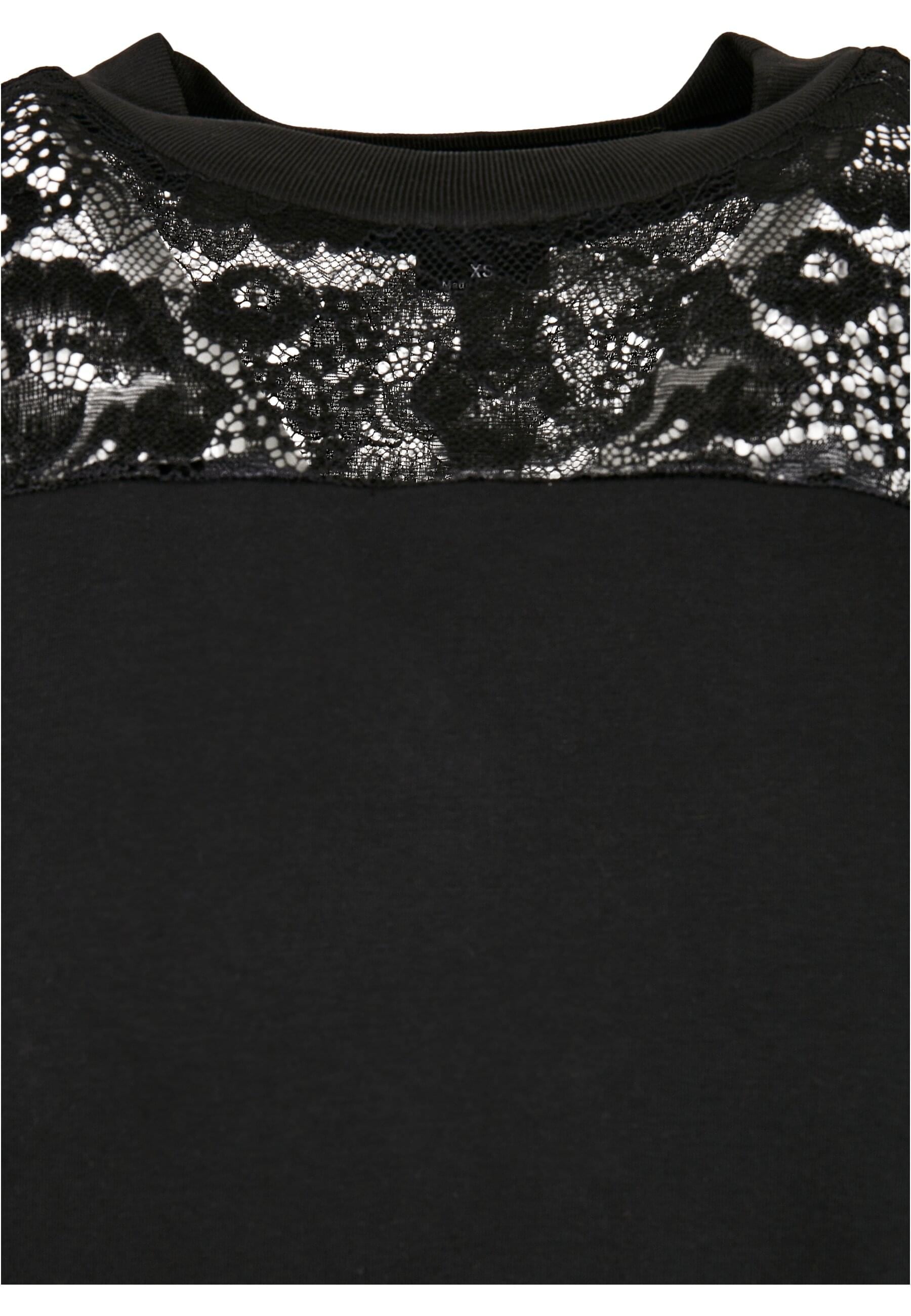 URBAN CLASSICS Shirtkleid »Urban Classics Damen Ladies Lace Tee Dress«, (1 tlg.)