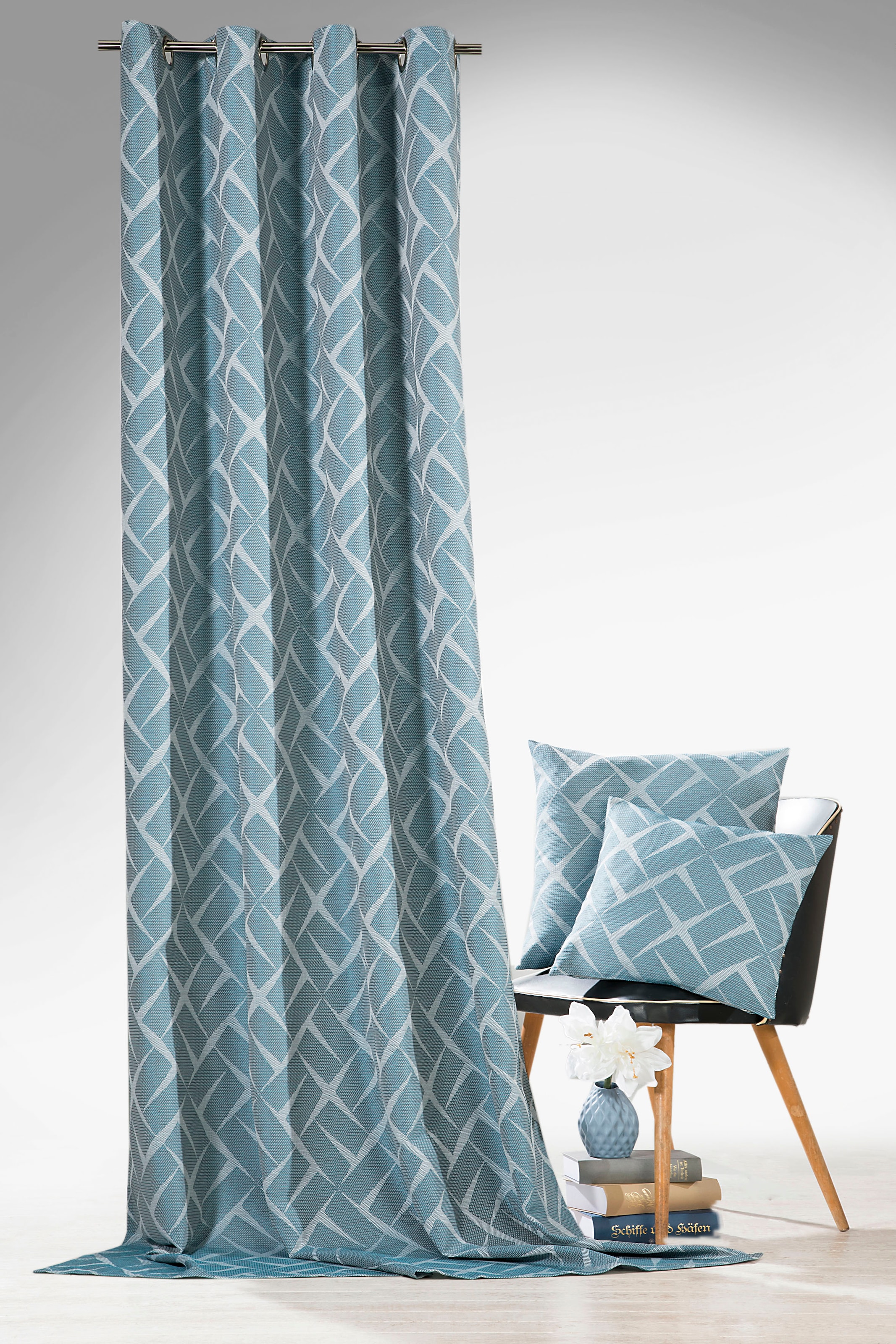 Weckbrodt Vorhang »Jasper«, (1 St.), blickdicht, Jacquard, strukturierte  Oberfläche, mit tollem 3D Effekt | BAUR