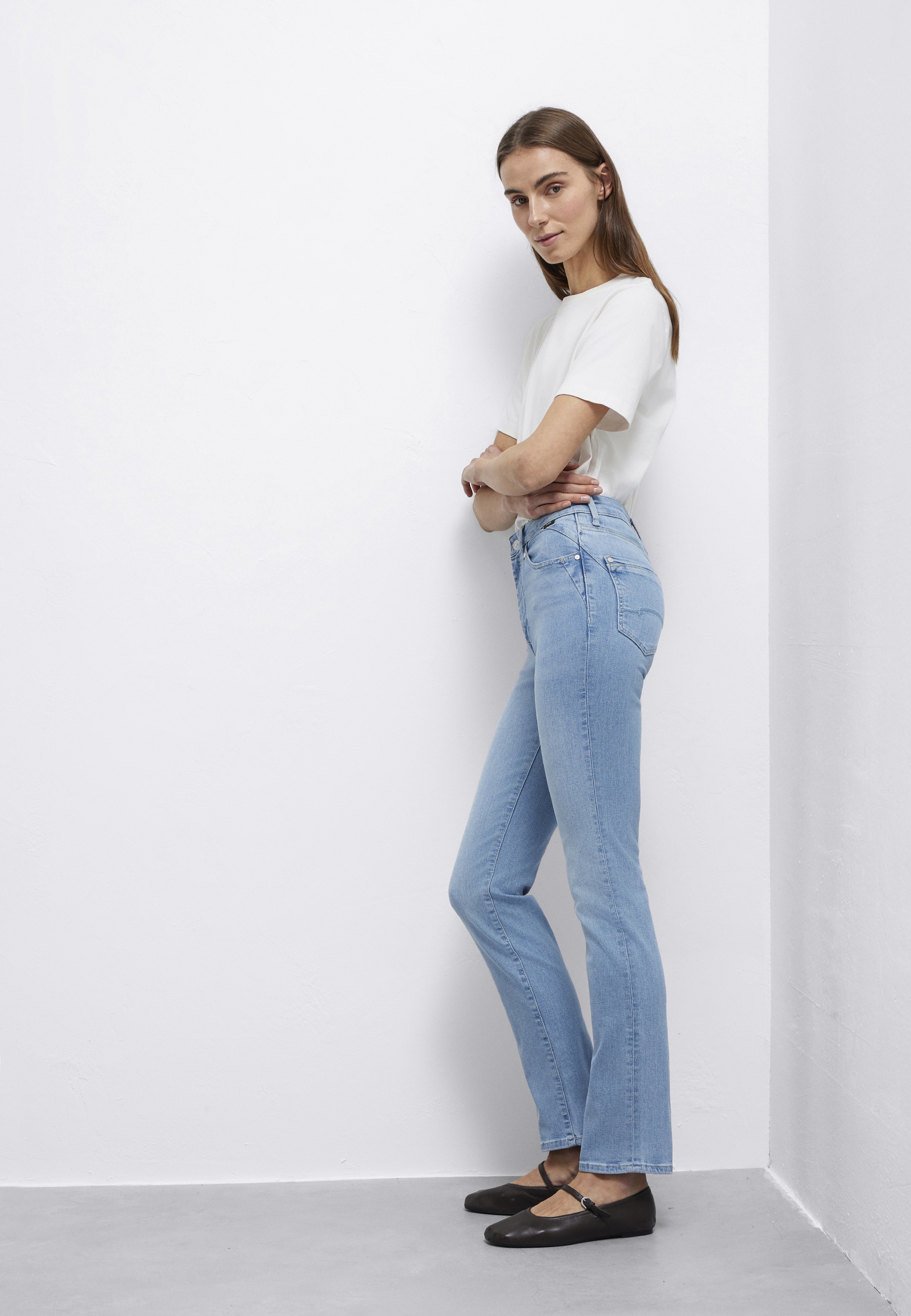 Mavi Gerade Jeans "KENDRA" gerde Form günstig online kaufen