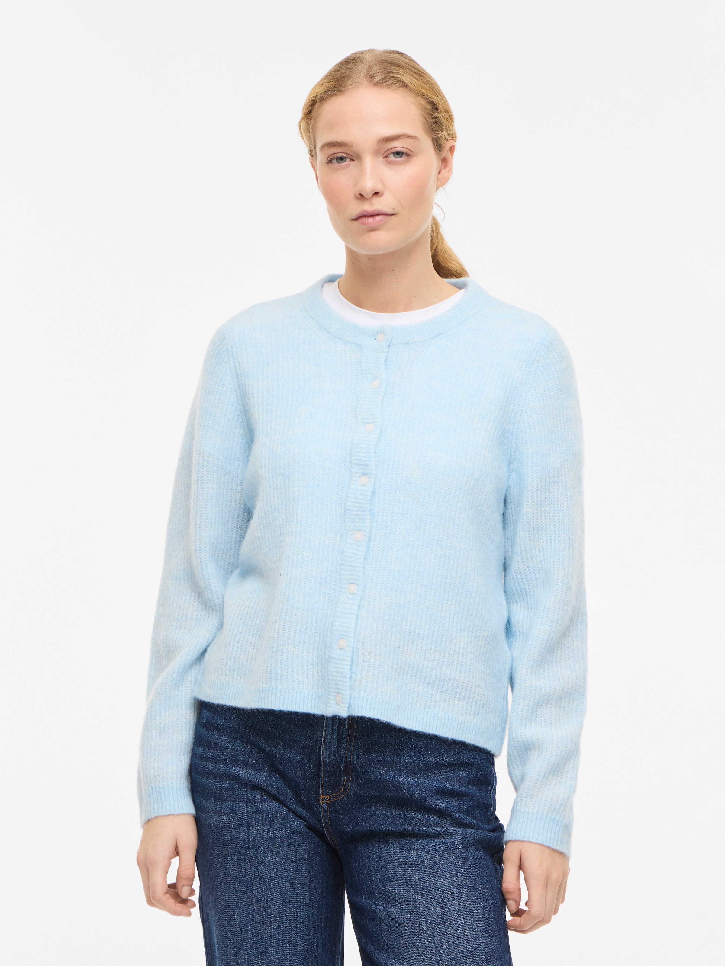 Vila Strickjacke "VILORY O-NECK L/S KNIT CARDIGAN-NOOS" günstig online kaufen