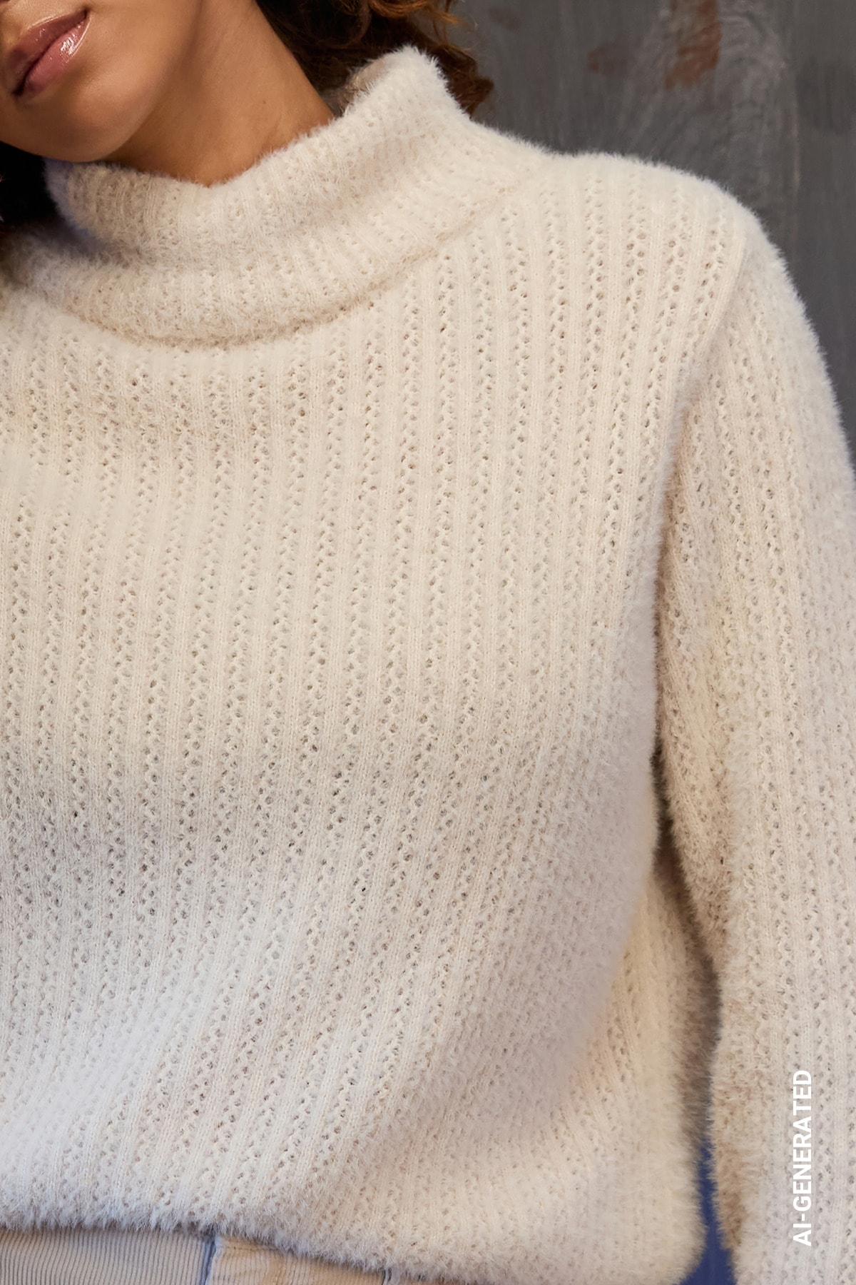 Monari Strickpullover Regular fit mit Stehkragen