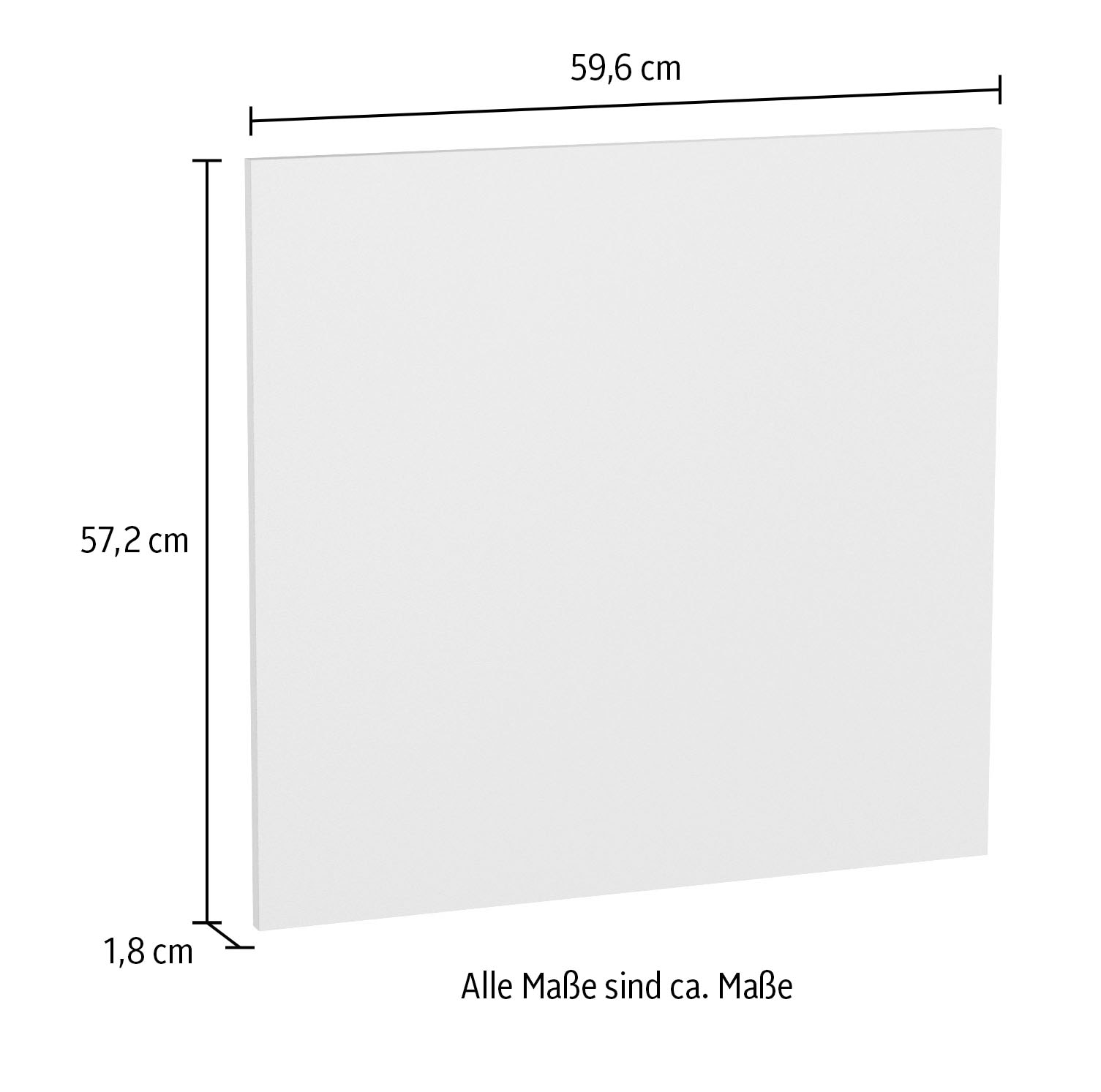 KOCHSTATION Frontblende »KS-Lucy« Breite 60 cm, Metallgriff, für teilintegrierten Geschirrspüler