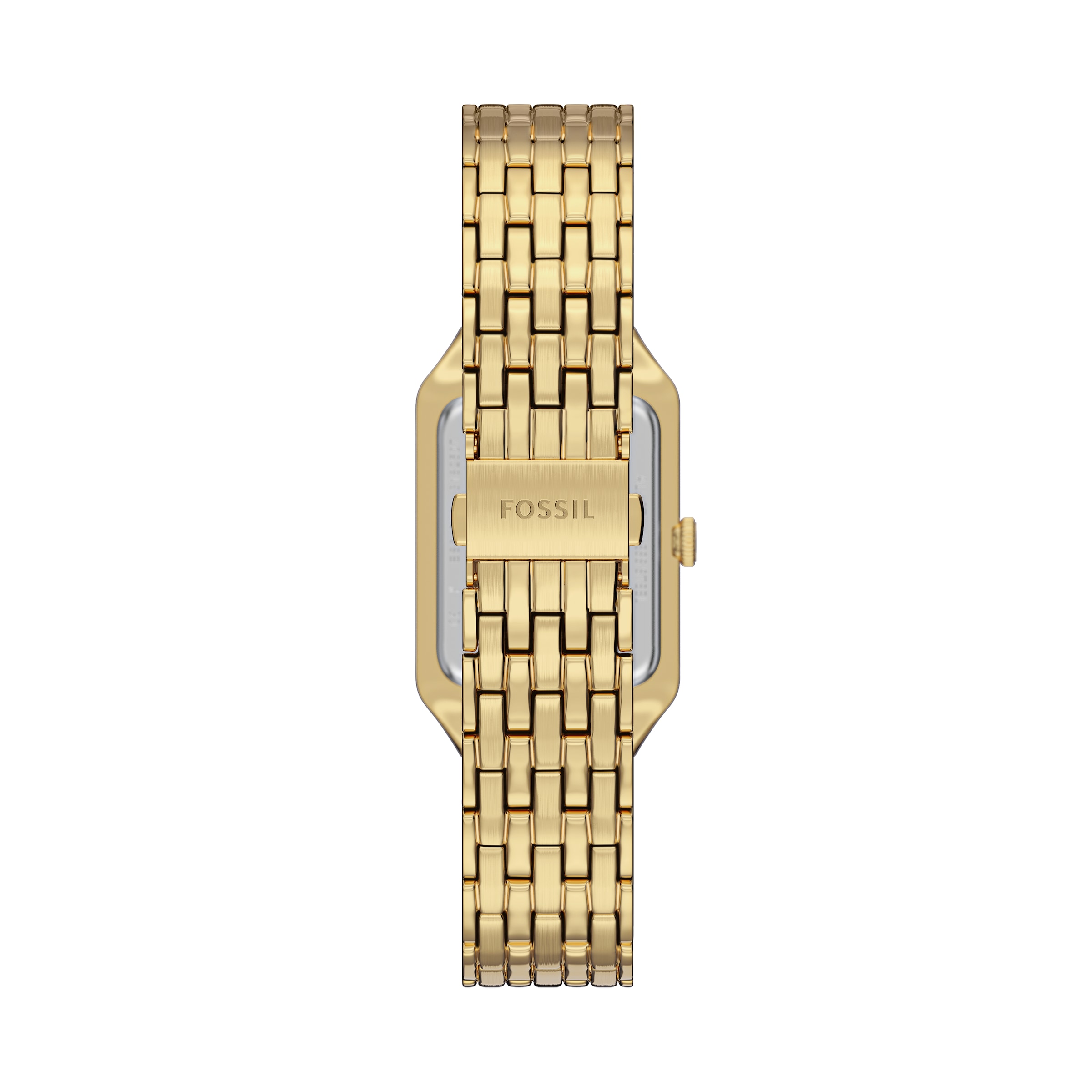 Fossil Quarzuhr »RAQUEL«, Armbanduhr, Damenuhr, Edelstahlarmband, analog, Tag