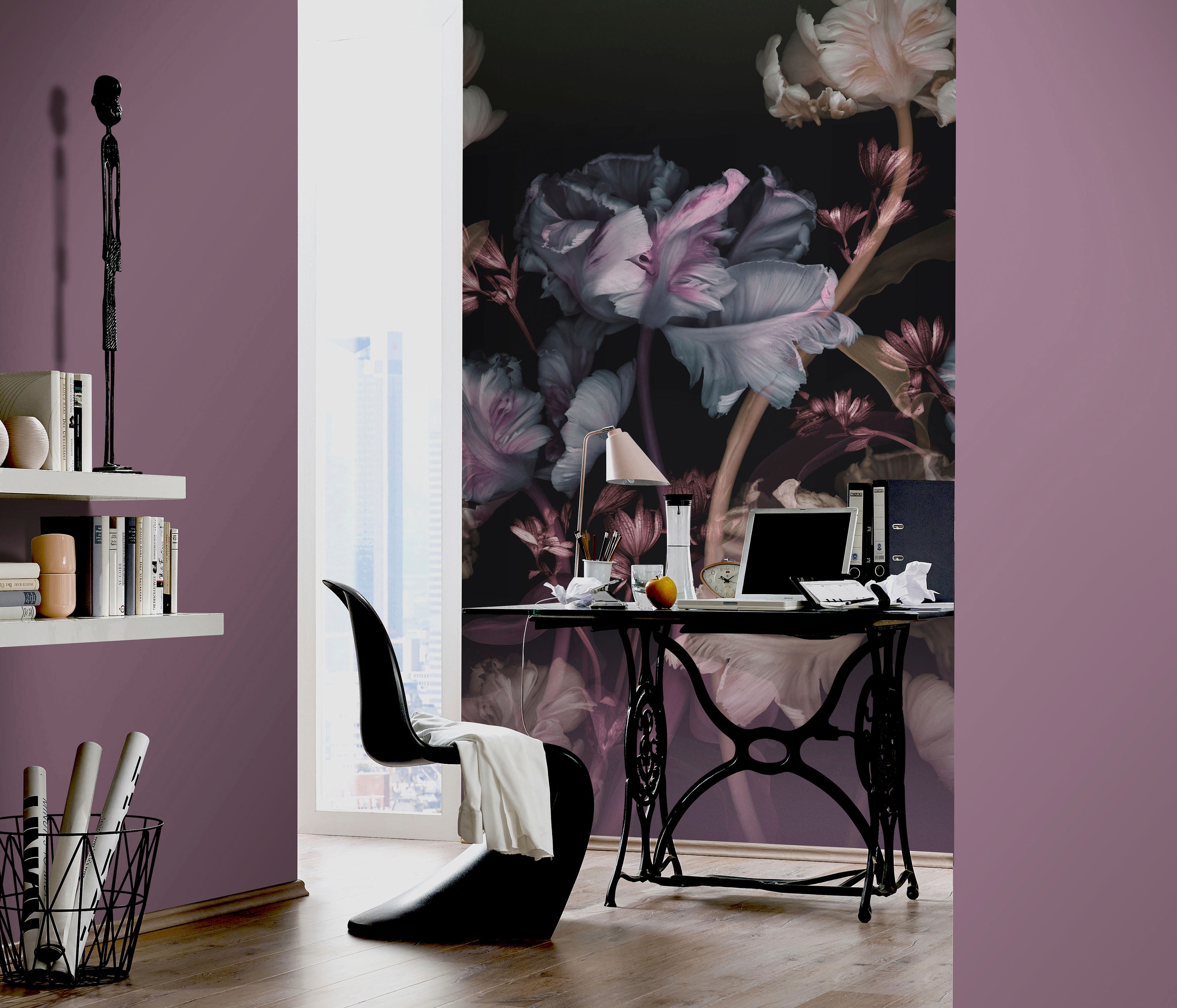 Fashion for walls Fototapete "Vanda" floral glatt Phthalate frei