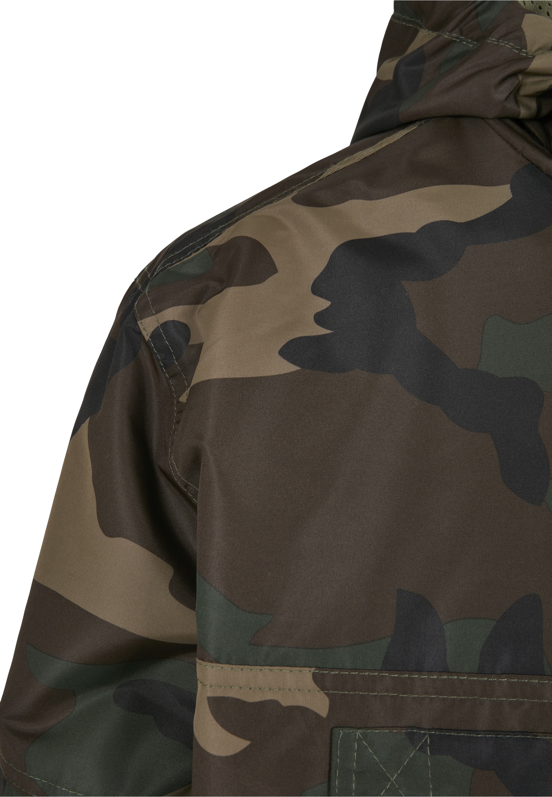 Brandit Allwetterjacke »Brandit Herren Summer Pull Over Jacket« 1 Stk. tlg. mit Kapuze