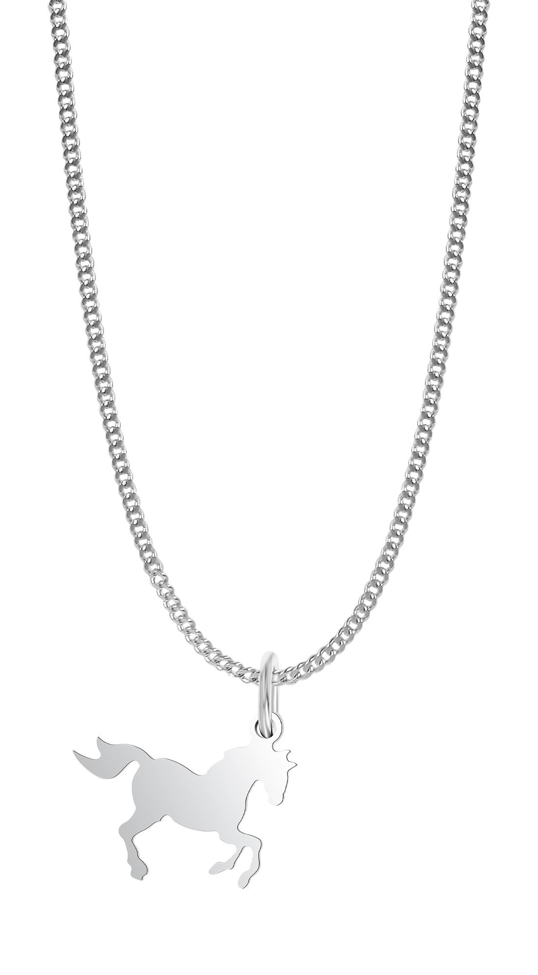 Adelia´s Kettenanhänger »Mädchen Anhänger – Pferd Anhänger aus 925 Silber«  Zum Verschenken – passend für viele Anlässe