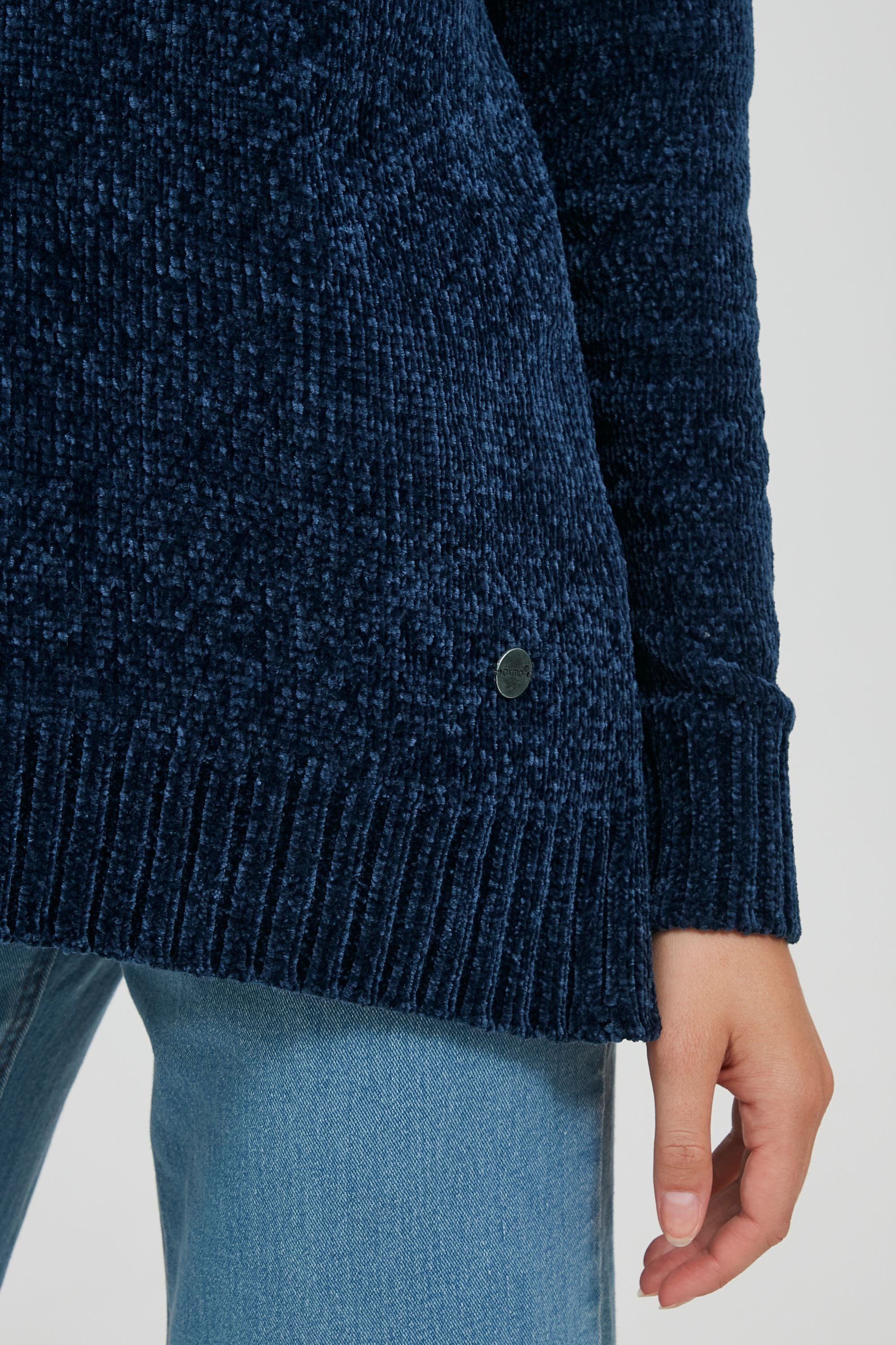 OXMO Strickfleece-Pullover »Strickpullover OXElvina«