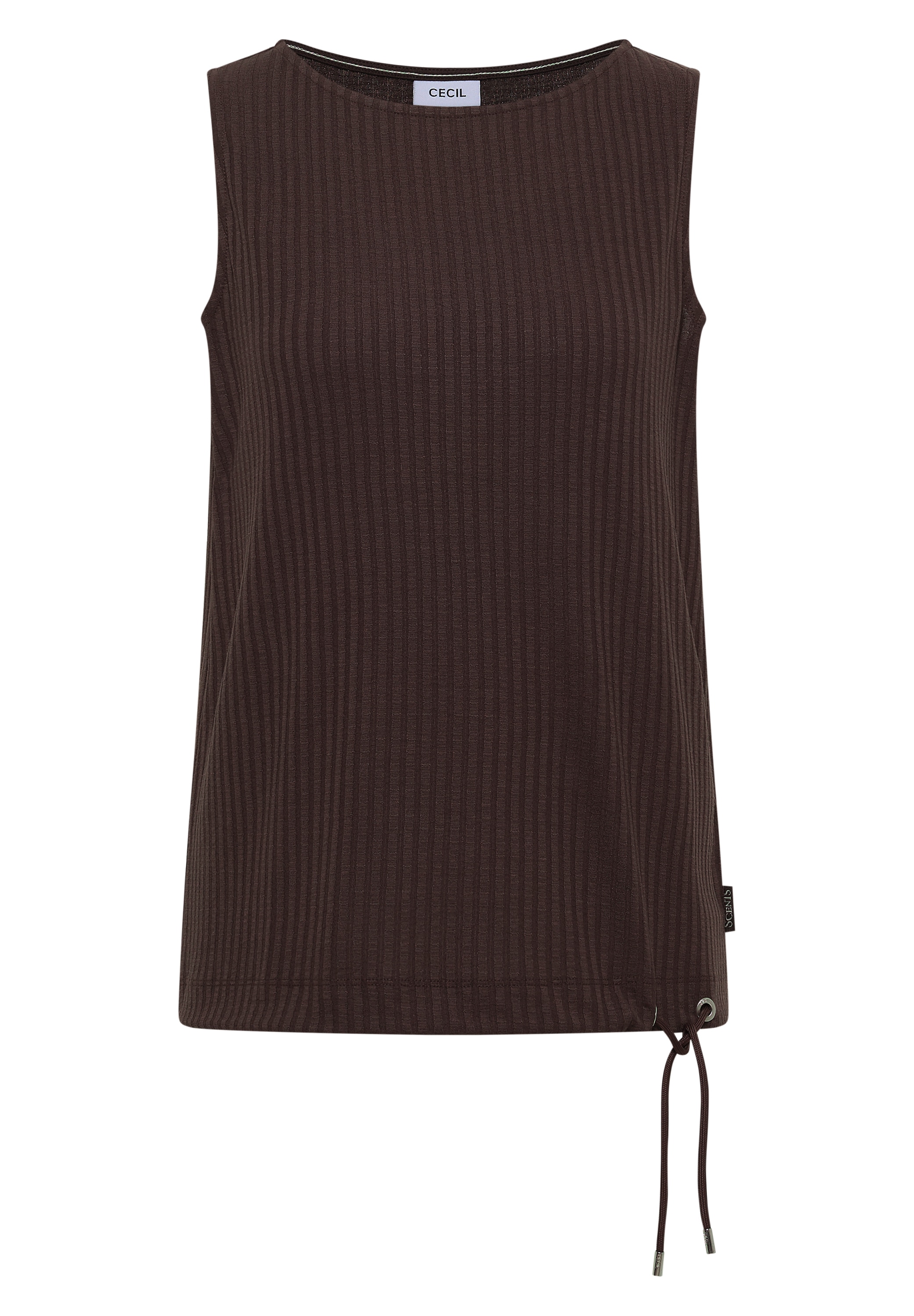 Cecil Ripptanktop aus elastischer und atmungsaktiver Jersey-Qualität, ärmelloses Design