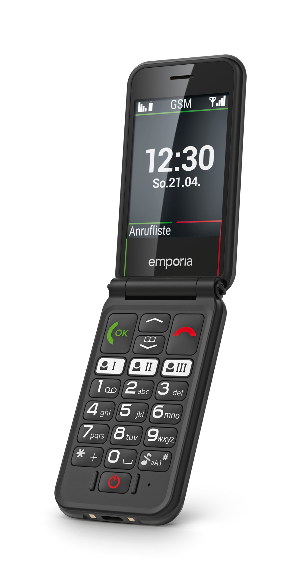 Emporia Klapphandy »emporiaSIMPLICITYglam«, Schwarz