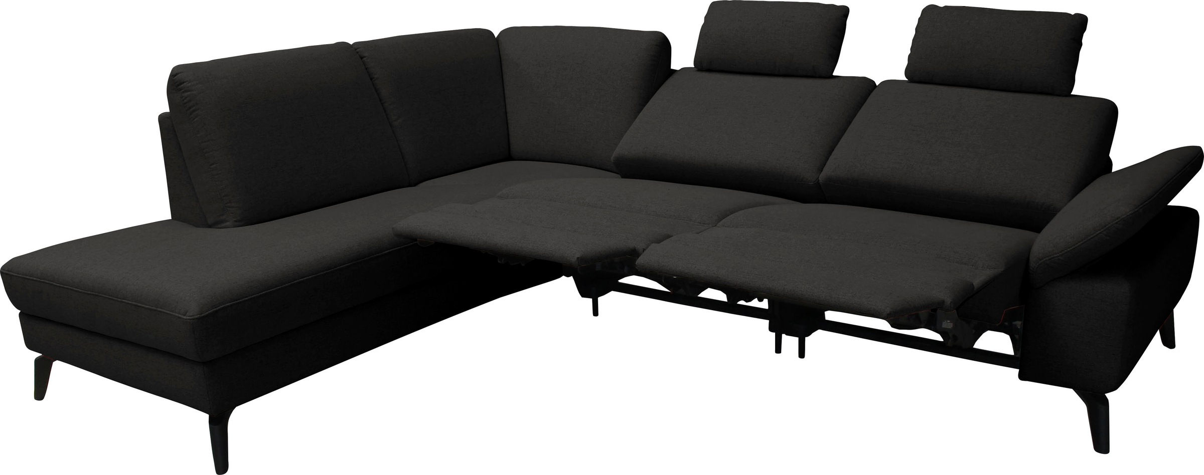 alina Ecksofa, inkl. Kopfstützen, wahlweise mit Relaxfunktion, Breite: 267 cm
