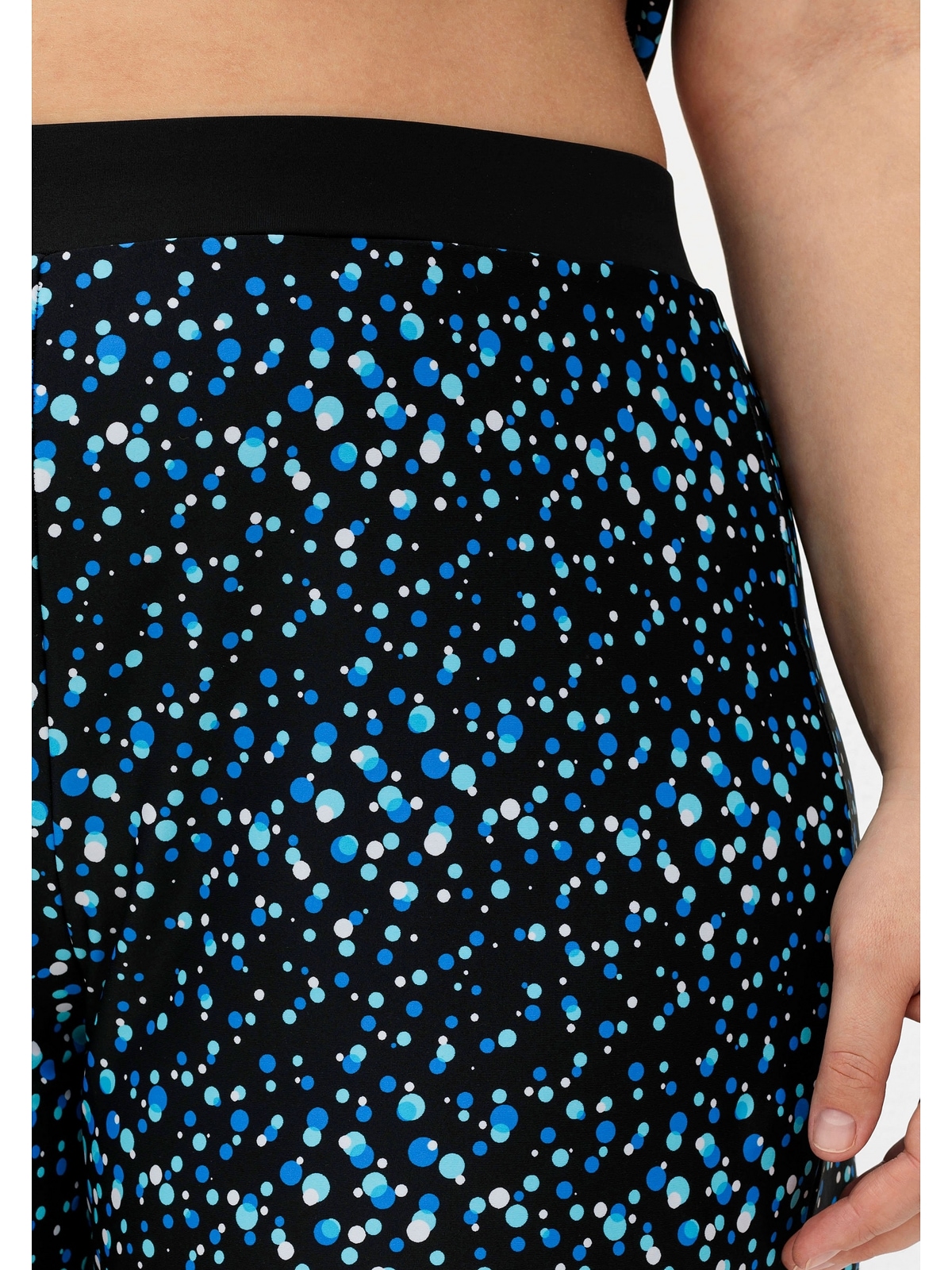 Sheego Badehose »Große Größen«, mit Pünktchen-Print und Shape-Effekt