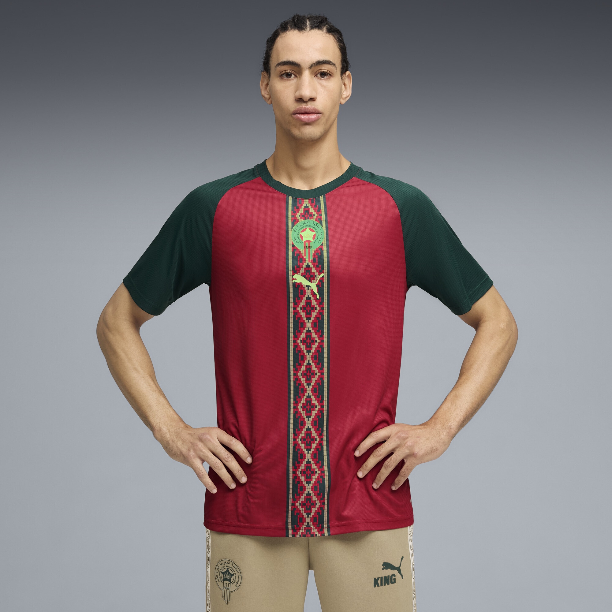 PUMA Trainingsshirt »Marokko Aufwärmtrikot Herren«