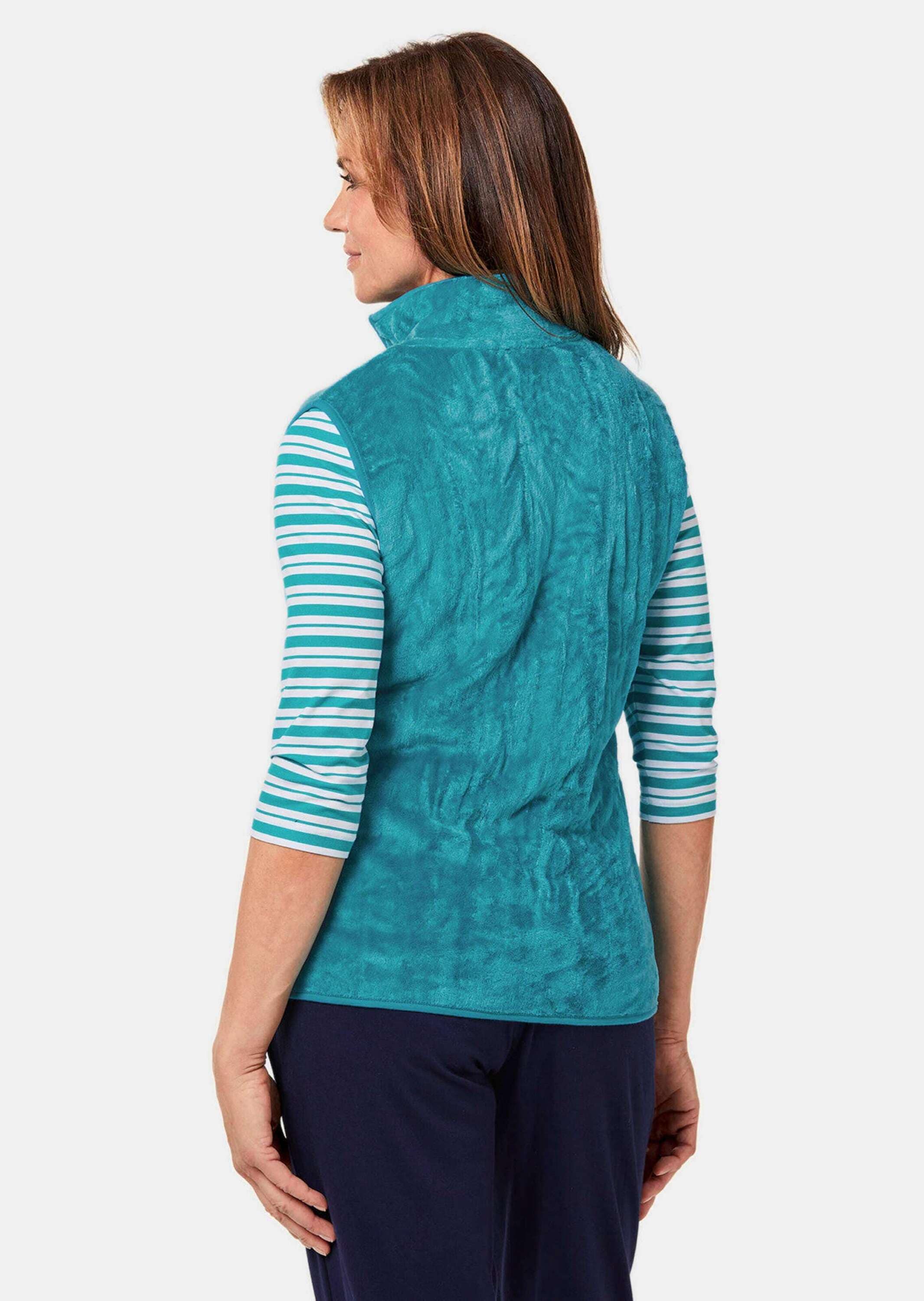 GOLDNER Kurzweste »Teddy-Weste Teddy-Weste aus flauschigen Fleece«