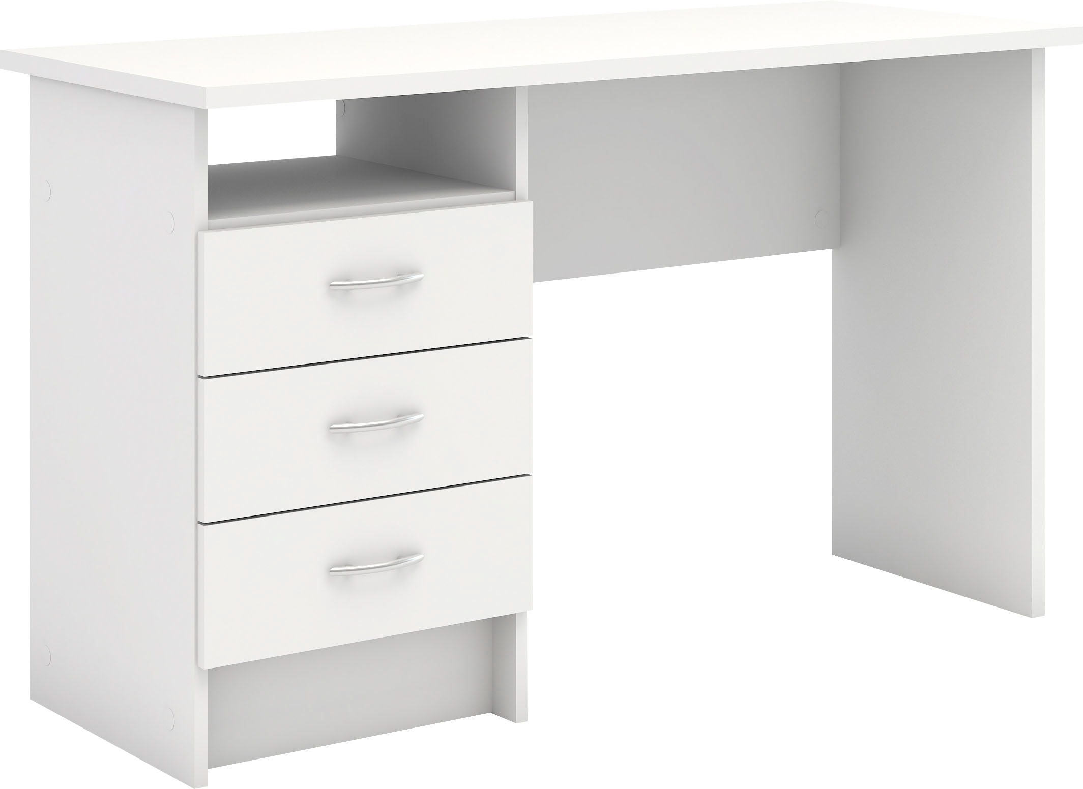 Home affaire Schreibtisch "Function Plus, Arbeitstisch, Bürotisch" Computertisch mit 3 Schubladen, Breite 120 cm, Tiefe 48 cm