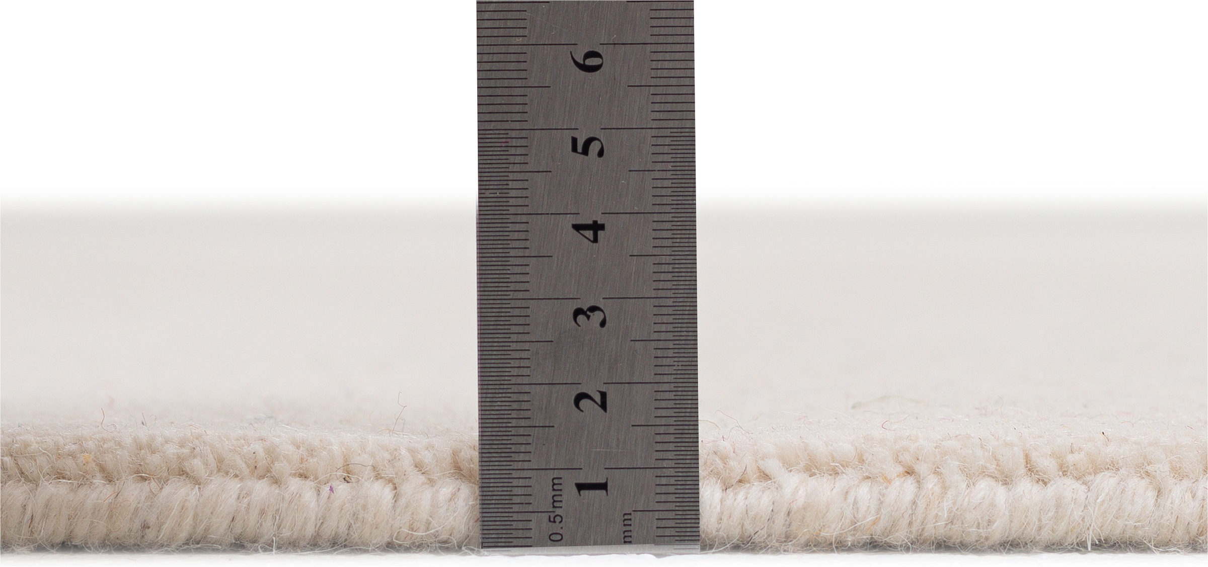 Sansibar Wollteppich »List« rechteckig 13 mm Höhe Kurzflor, Handweb Teppich, meliert, reine Wolle, handgewebt