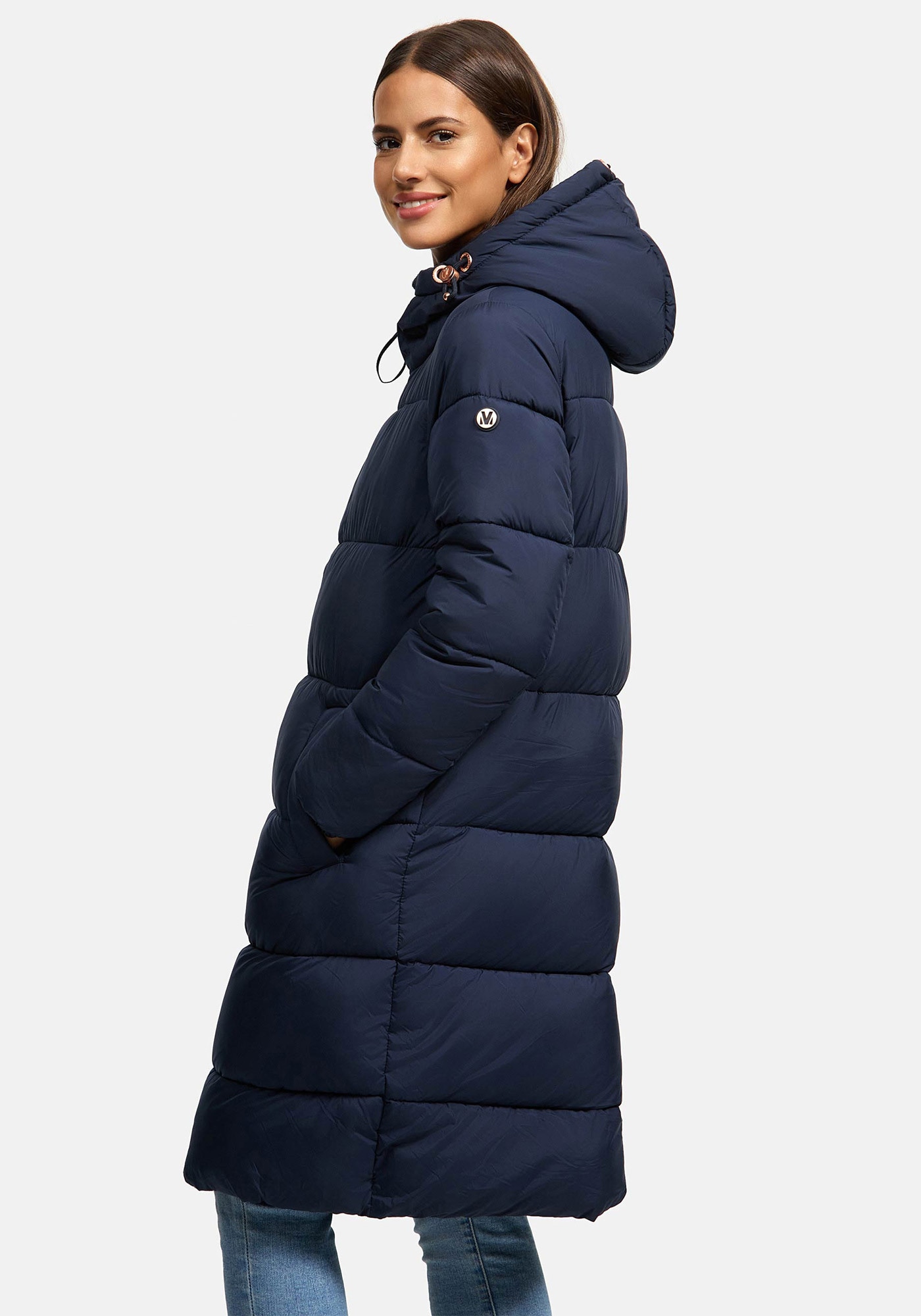 Marikoo Winterjacke »Nomadiaa«, Lange Damen Winterjacke