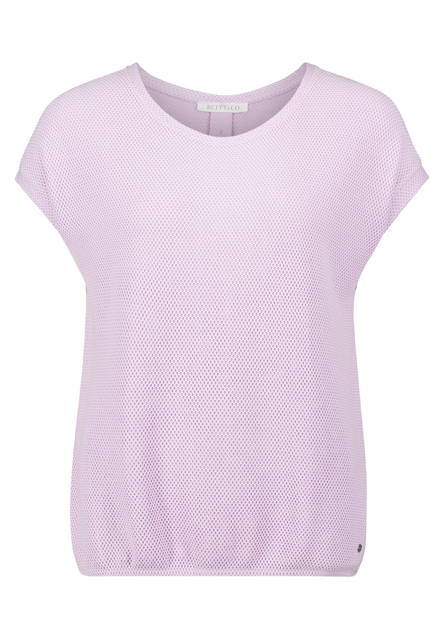 Betty&Co Kurzarmshirt »Betty & Co Casual-Shirt mit Struktur«, (1 tlg.), Material