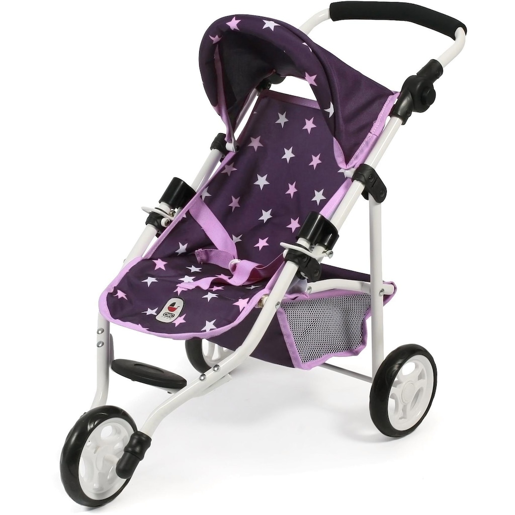 CHIC2000 Puppenbuggy »Jogging-Buggy Lola, Stars Lila«