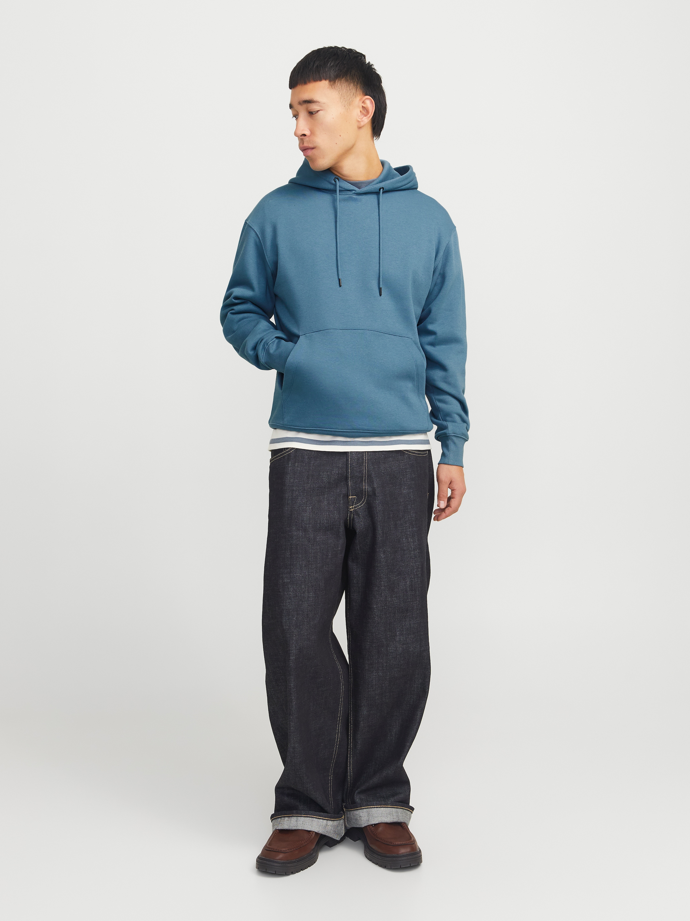 Jack & Jones Kapuzensweatshirt »JJESTAR BASIC SWEAT HOOD NOOS«, mit Rippbündchen