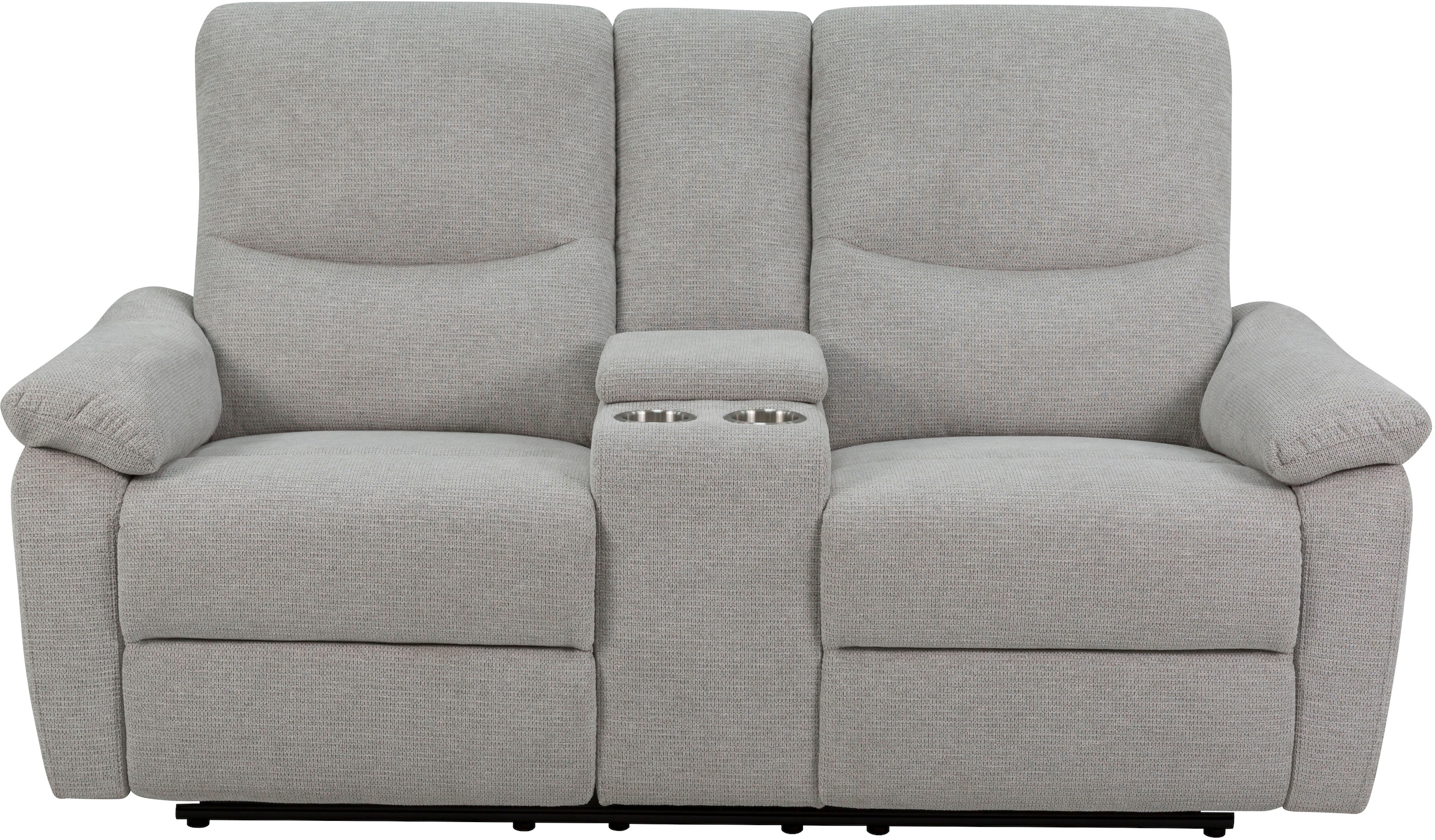Home affaire 2-Sitzer »ODILON, 2er-Kinosofa, TV-Sessel, Mulitmedia-Sofa, Struktur, USB A/C,«, Relaxfunktion manuell u. elektrisch, Getränkehalter, Staufach