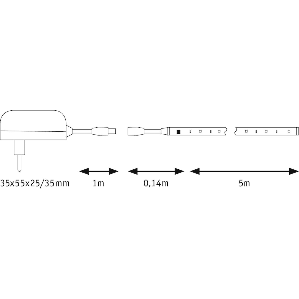 Paulmann LED-Streifen »SimpLED Motion Set 5m 10W RGB beschichtet«