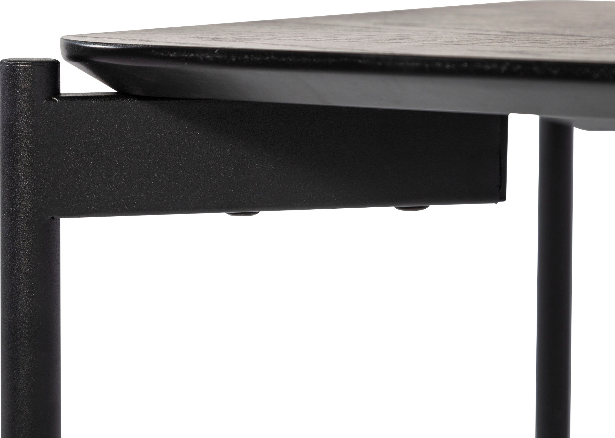Homexperts Beistelltisch »Ida«, B 45 cm, quadratisch, in Eiche natur oder schwarz lackiert