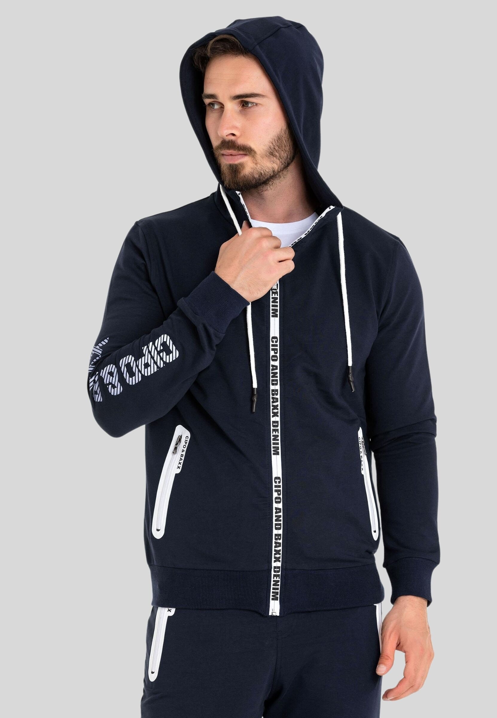 Thumbnail - Cipo & Baxx Trainingsanzug "HOMEWEAR" 2 Stk. mit Allover-Musterung