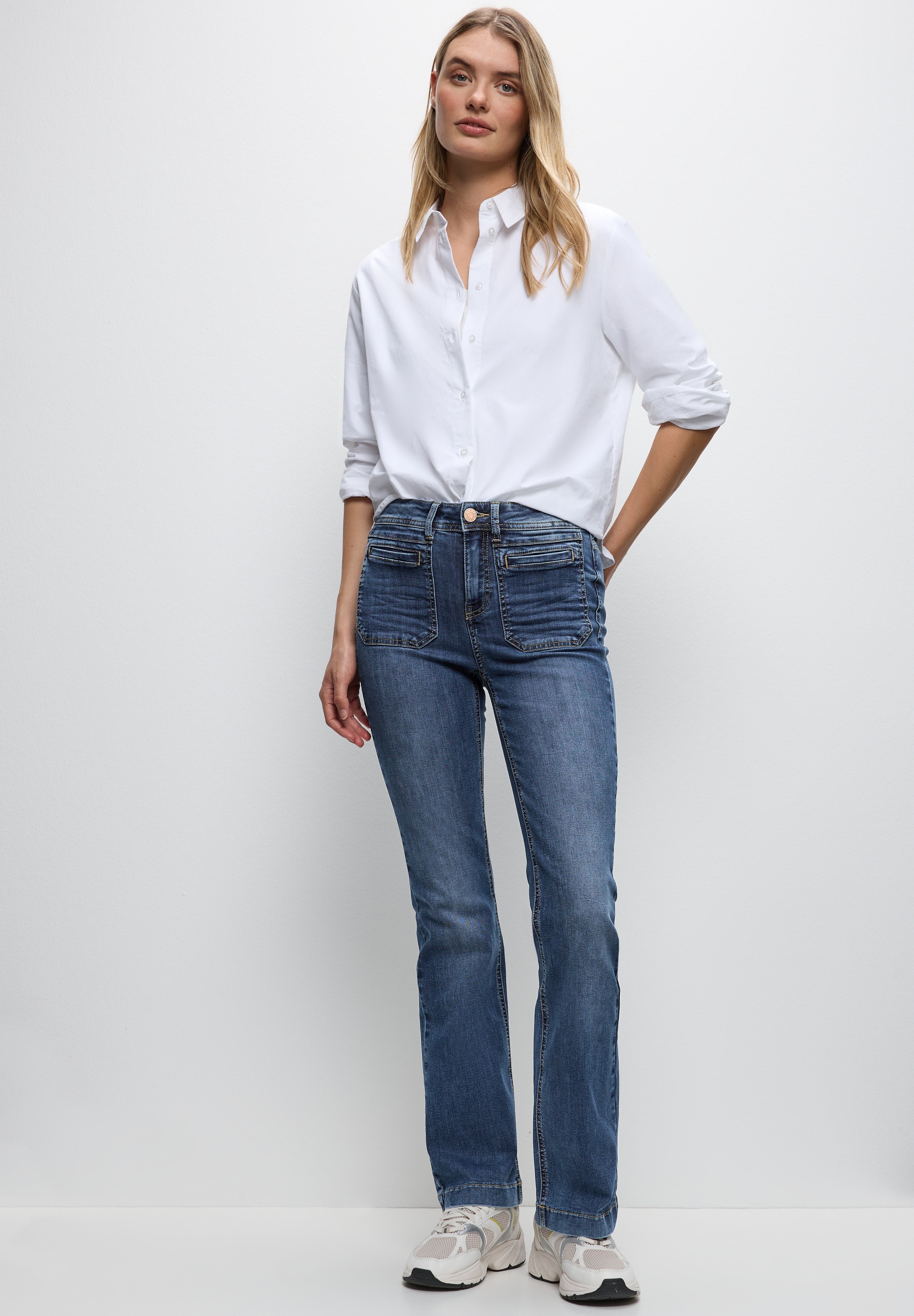 STREET ONE Slim-fit-Jeans, High Waist