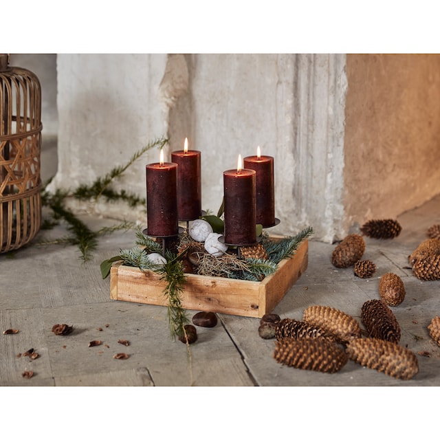 St.), (1 Creativ deco bestellen als Kerzen, BAUR Adventsleuchter Adventsleuchter »Weihnachtsdeko«, | 4 ideal für