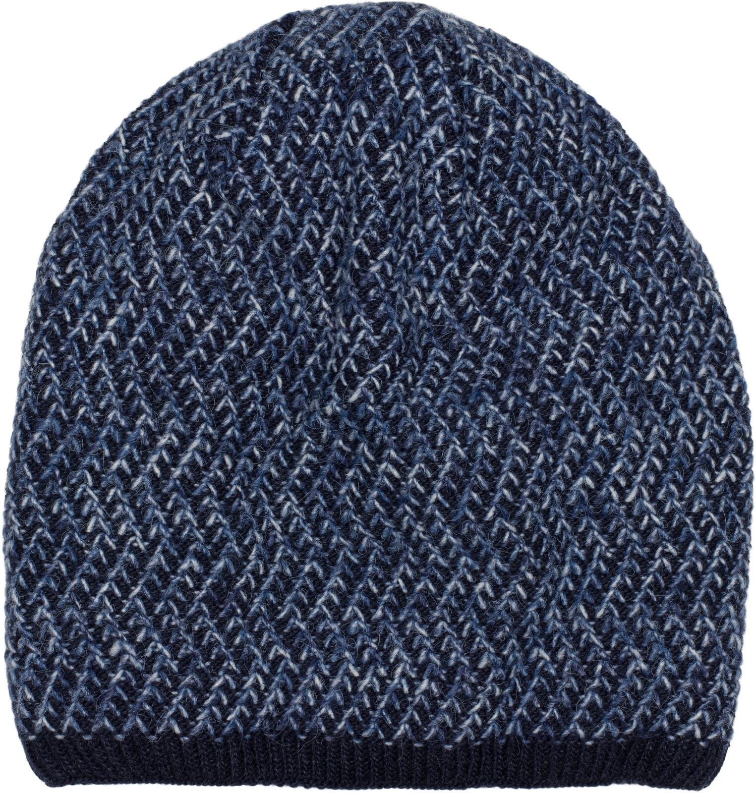 styleBREAKER Strickmütze "Strick Beanie Mütze Dreieck Bunt mit Thermo-Fleece" 1 Stk.