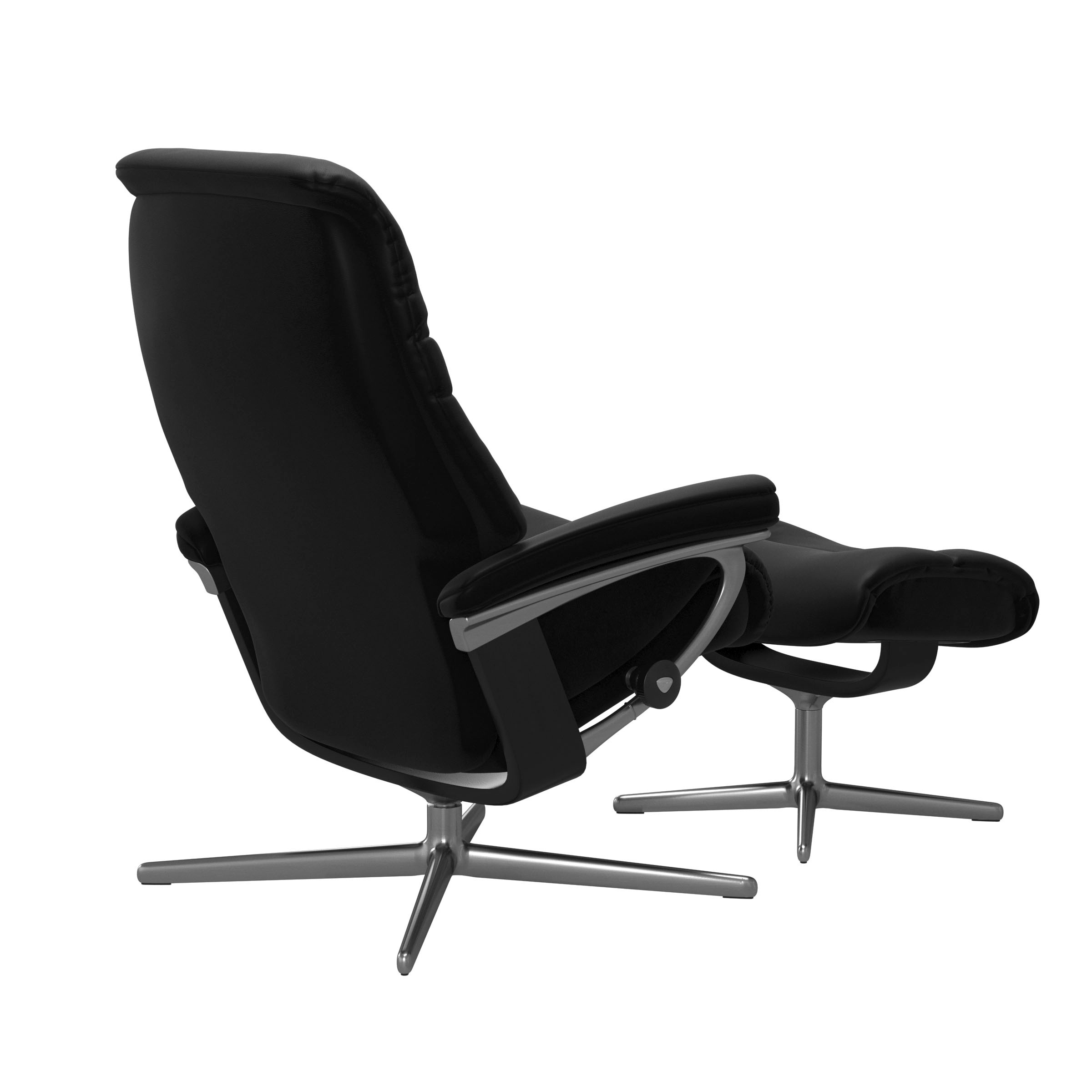 Stressless® Relaxsessel »Sunrise«, mit Cross Base, Größe S, M & L, Holzakzent Schwarz