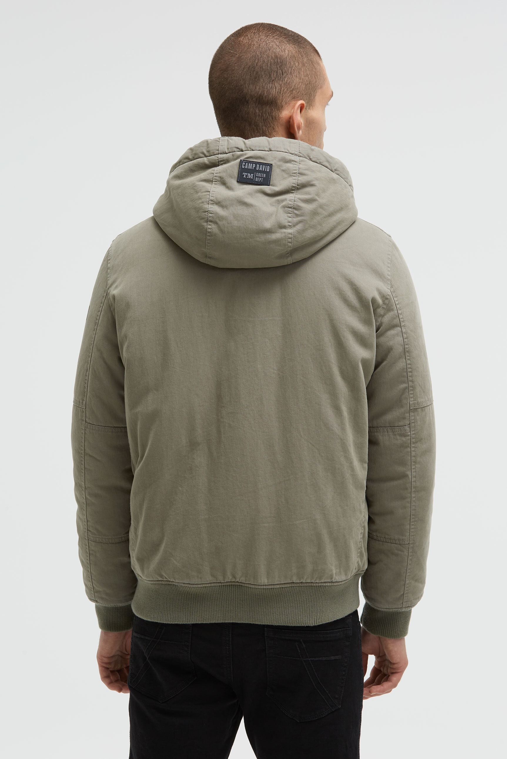 CAMP DAVID Winterjacke mit Kapuze mit Stehkragen & Kapuze