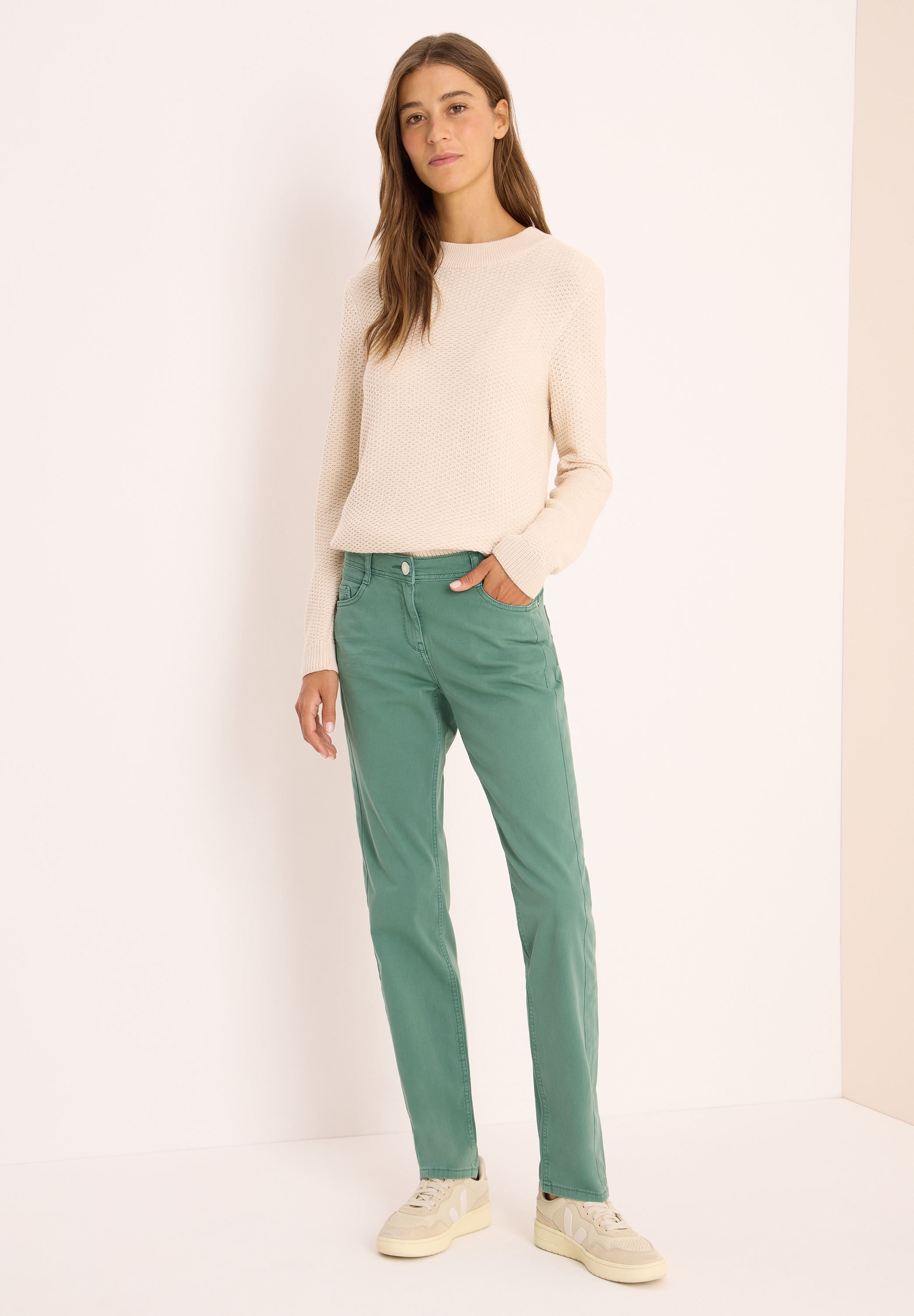 Cecil Slim-fit-Jeans, aus Baumwolle mit Stretchanteil