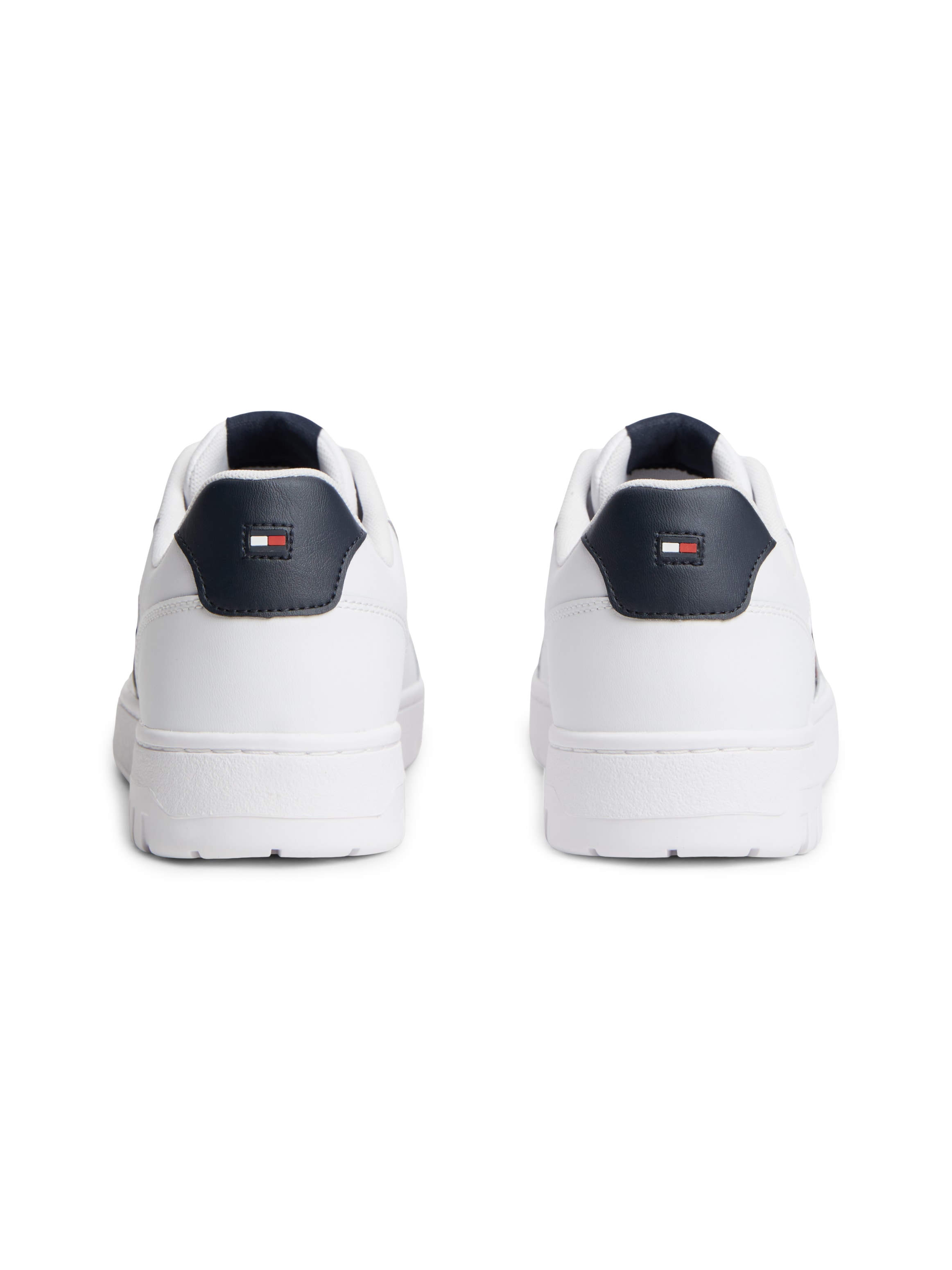 Tommy Hilfiger Sneaker »TH BASKET CORPORATE STRIPES«  Schnürer, Halbschuh mit Textil-Streifen, in Tommy Farben
