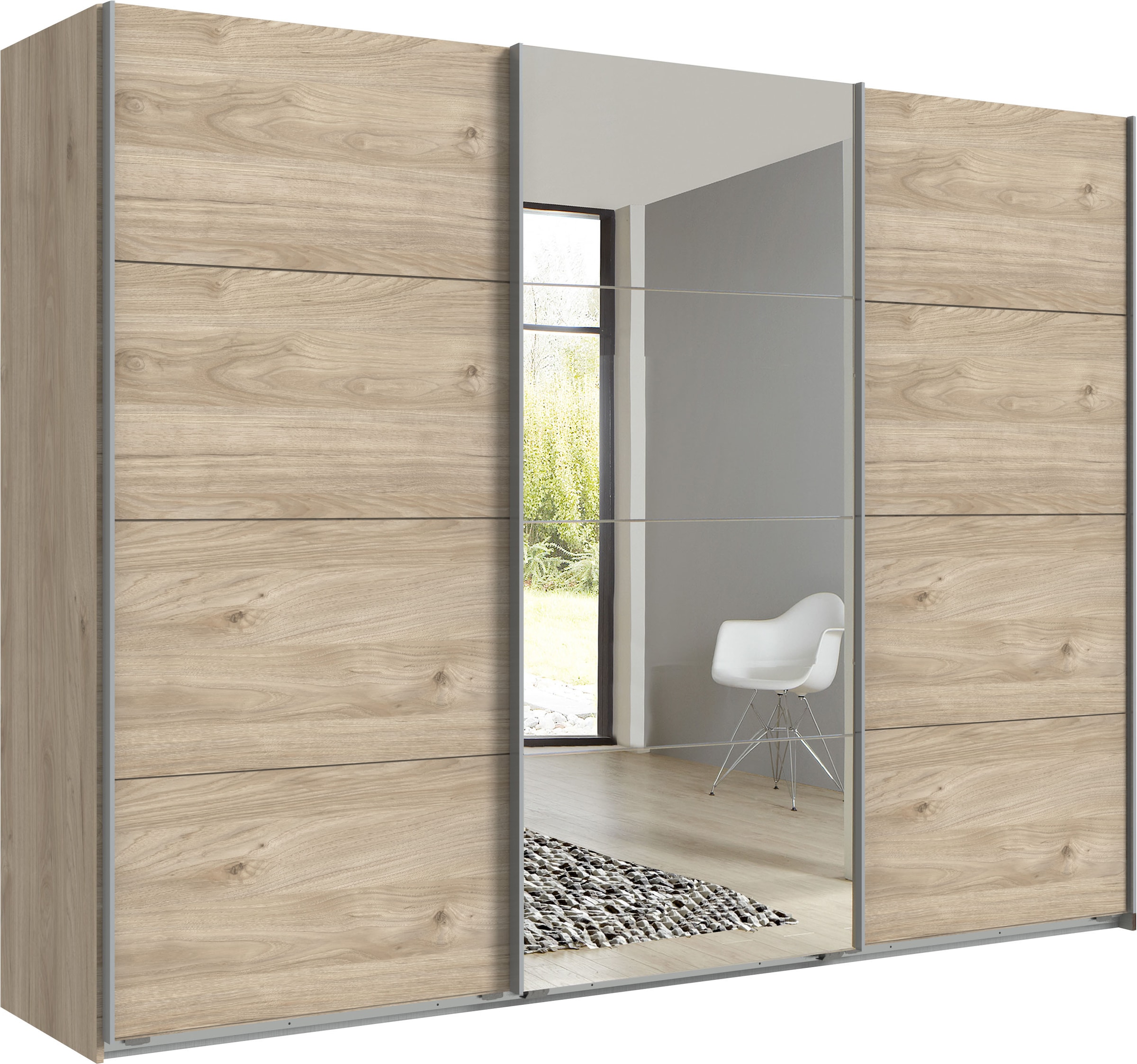 Wimex Schwebetürenschrank "Ernie Kleiderschrank mit Spiegel, Made in German günstig online kaufen