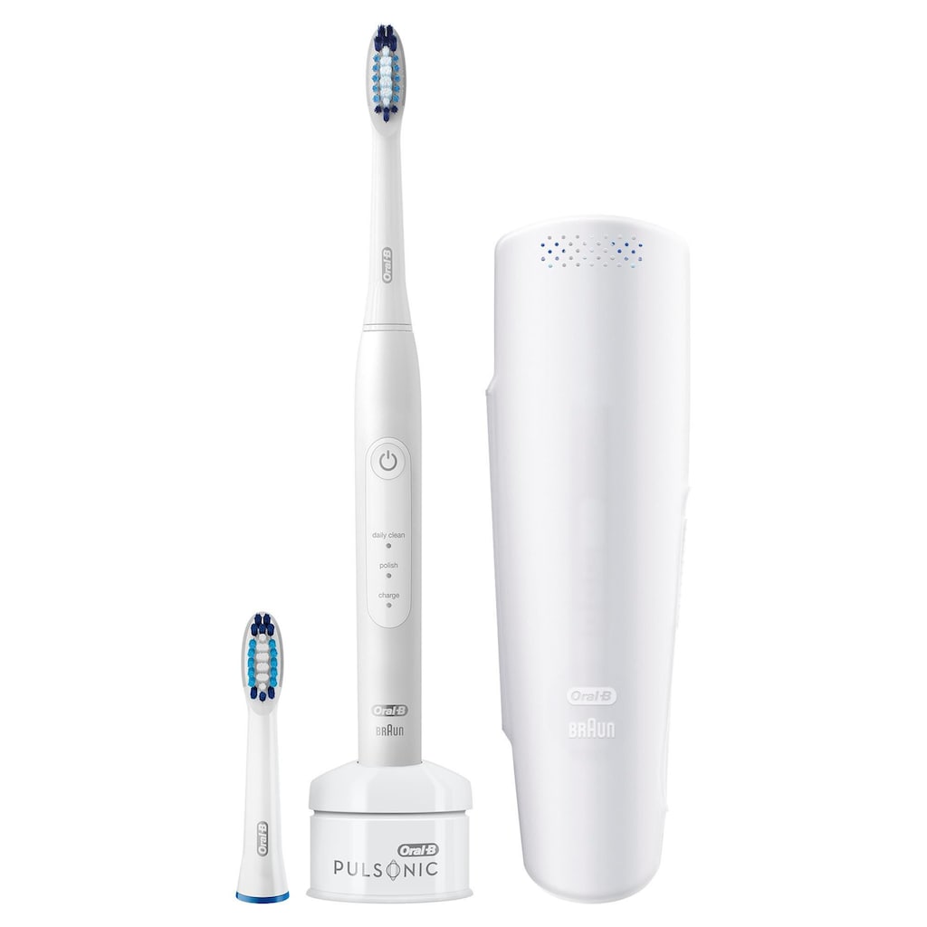 Oral B Schallzahnbürste »Pulsonic Slim One 2200«, 2 St. Aufsteckbürsten