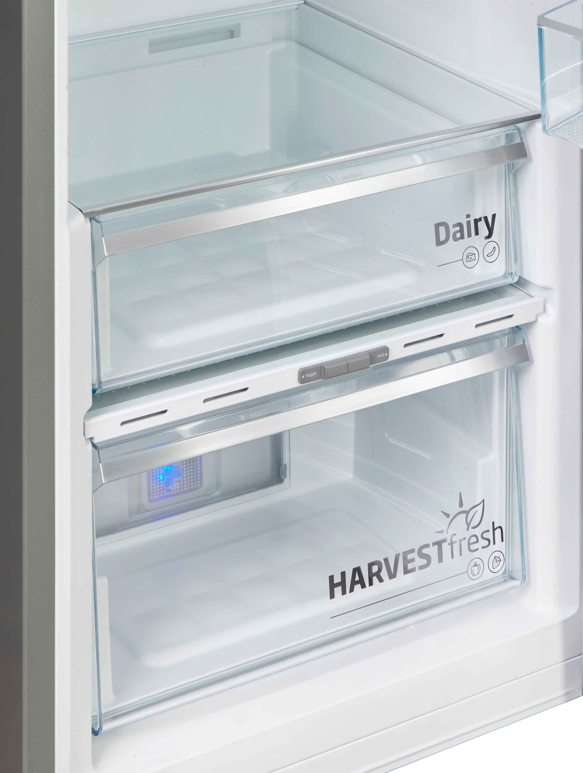 BEKO Kühlschrank »B7RMLNE446ZXP 7278340894« 186,5 cm hoch 59,7 cm breit ohne Gefrierfach
