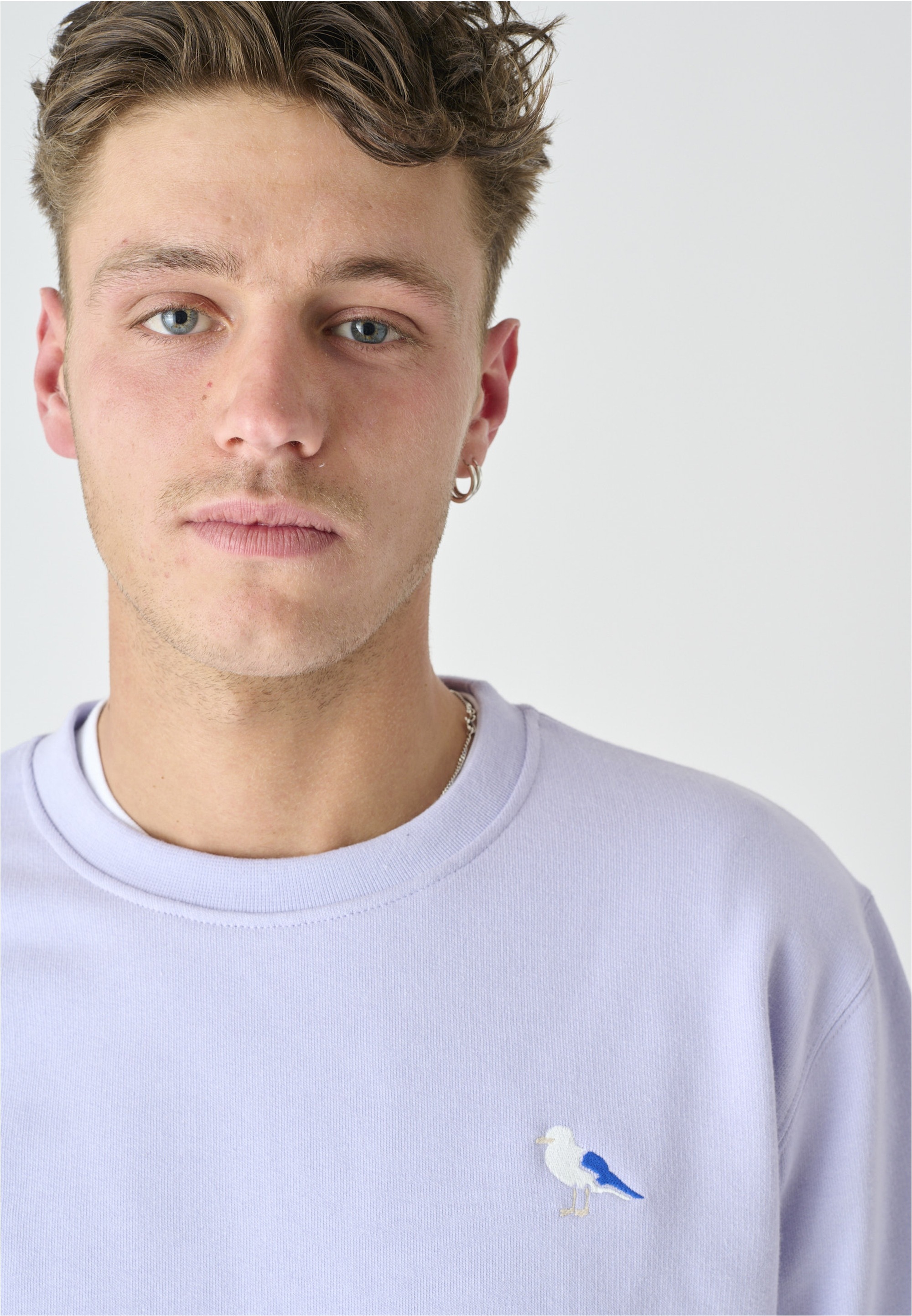 Cleptomanicx Sweatshirt »Embro Gull«, mit kleiner Möwen-Stickerei