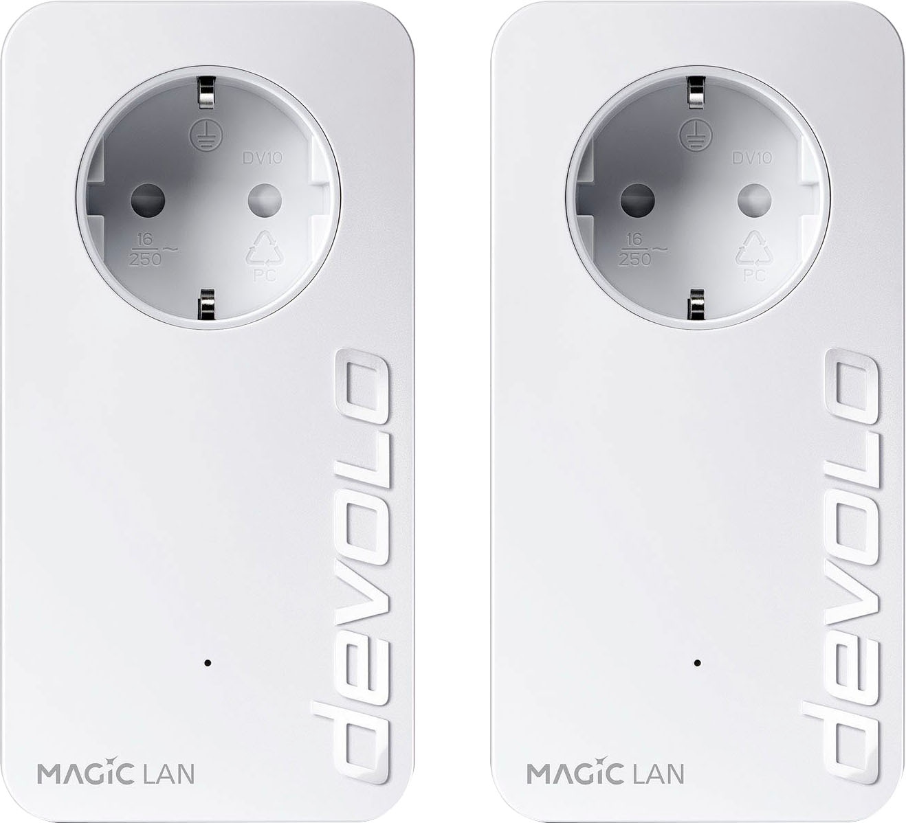 Starter »Magic Smart-Stecker BAUR LAN 1 DEVOLO Powerline, | Heimnetz)«, (2 GbitLAN, 2x St.) (1200Mbit, Kit