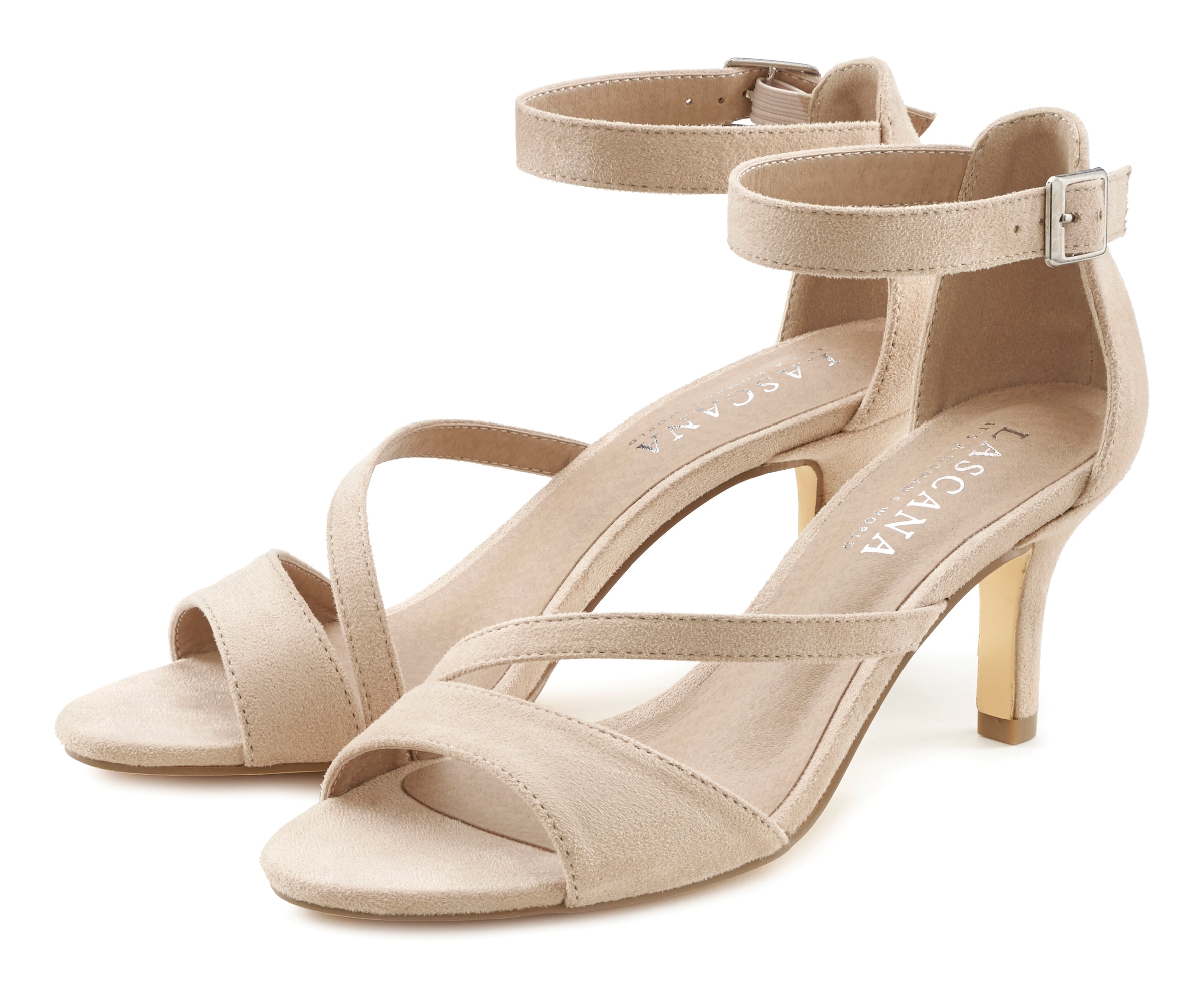 LASCANA Sandalette "Sommerschuh" High-Heel-Sandalette,Riemchensandalette,So günstig online kaufen