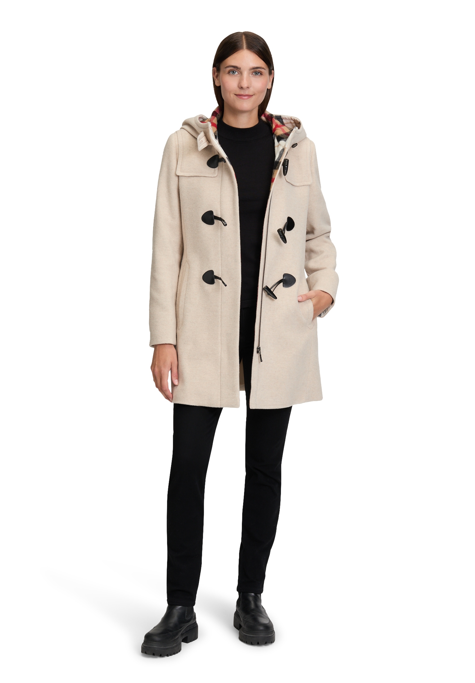 Gil Bret Outdoorjacke »Gil Bret Damen Dufflecoat mit Kapuze«, mit Kapuze