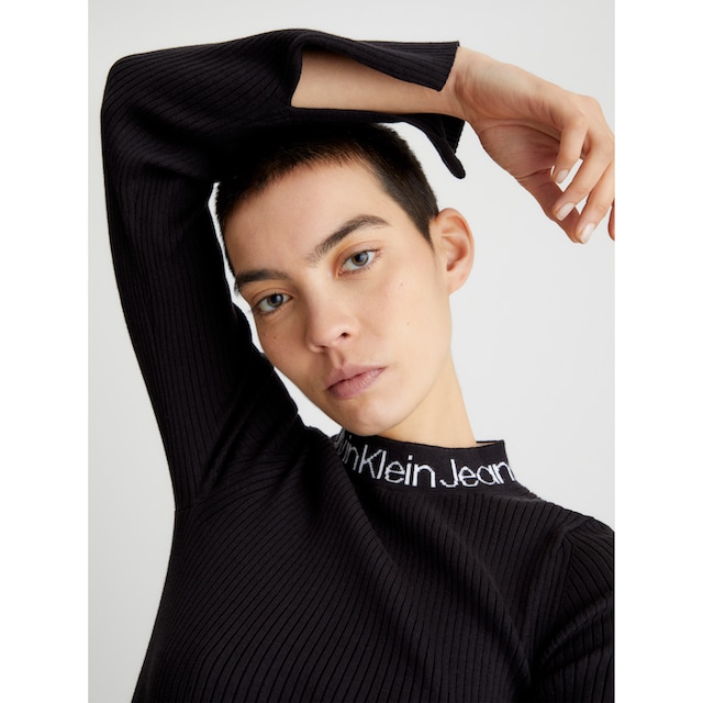 Calvin Klein Jeans Sweatkleid »LOGO INTARSIA SWEATER DRESS« online kaufen |  BAUR